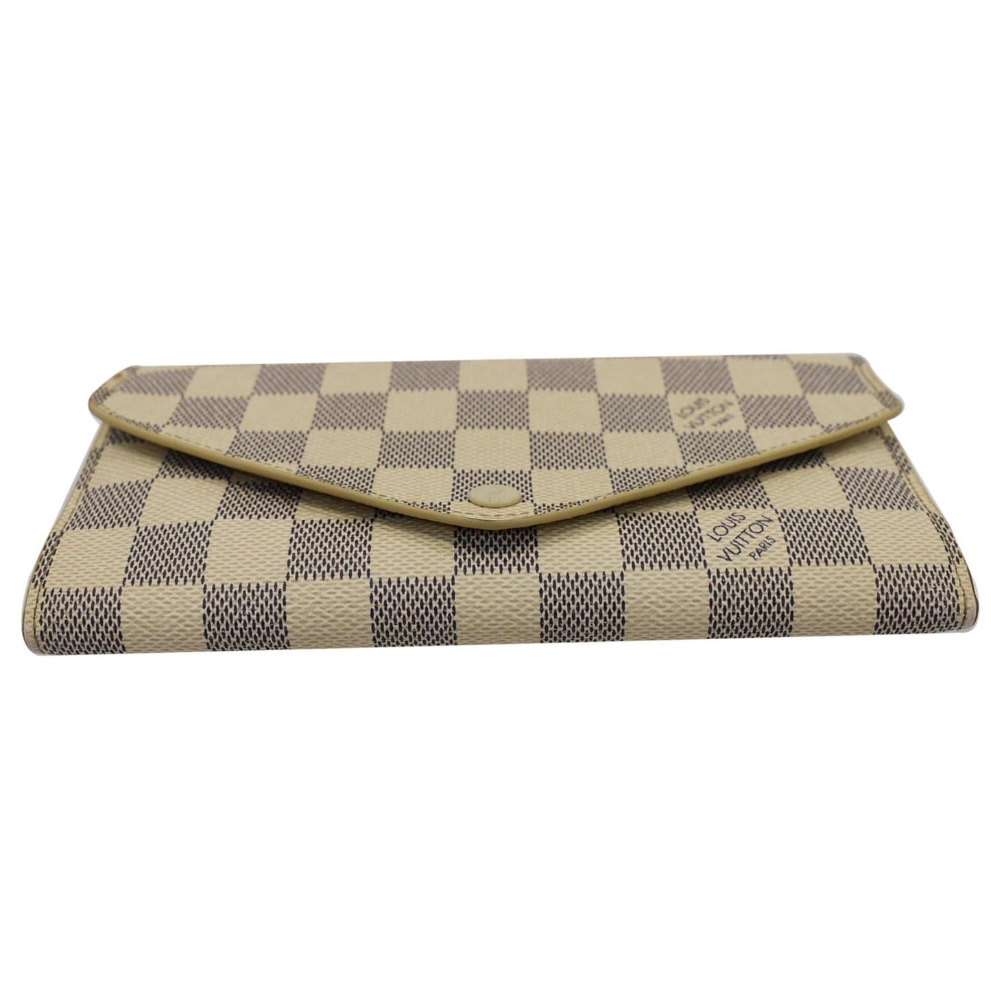 LOUIS VUITTON Josephine  Damier Azur Wallet White