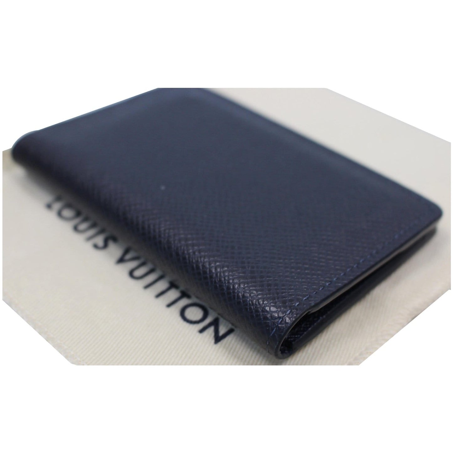 LOUIS VUITTON Organizer Card Case Holder Taiga Wallet Black