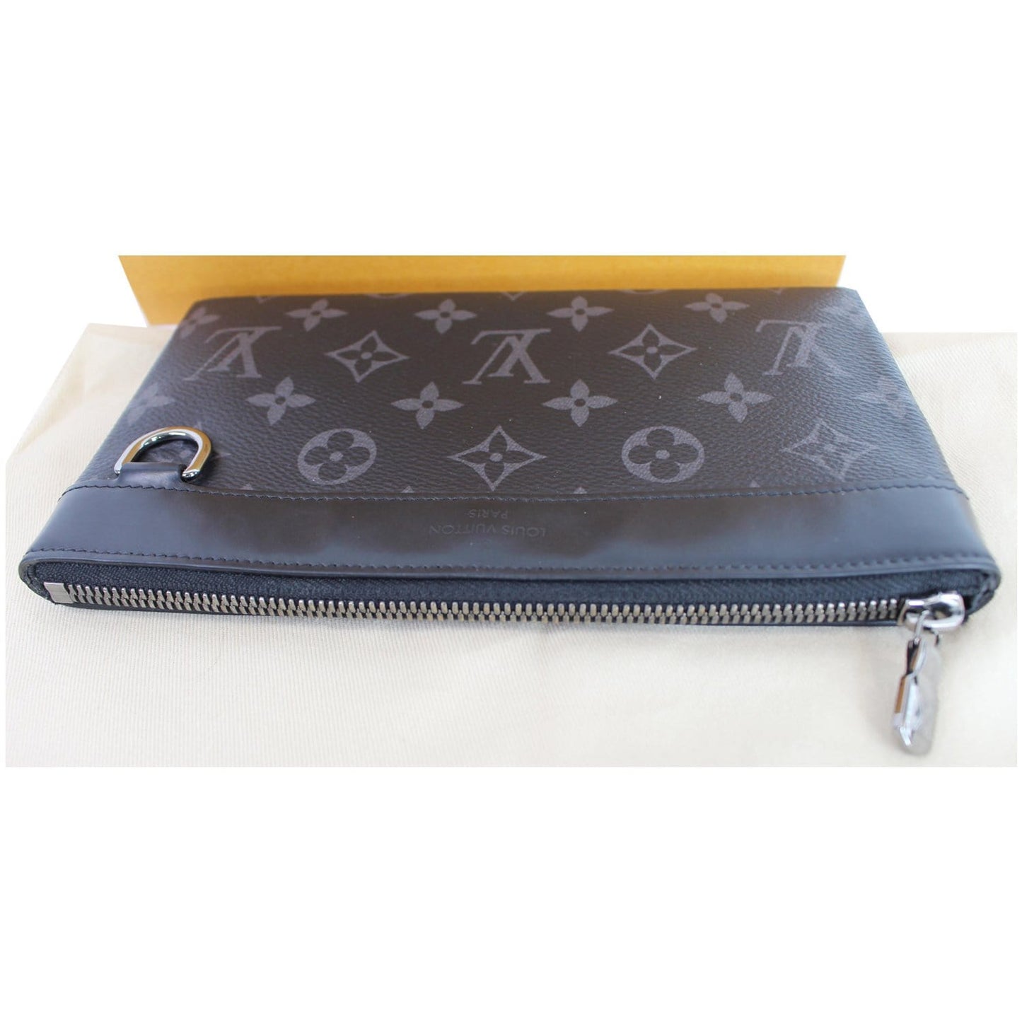 LOUIS VUITTON Discovery Pochette PM Monogram Eclipse Pouch Black