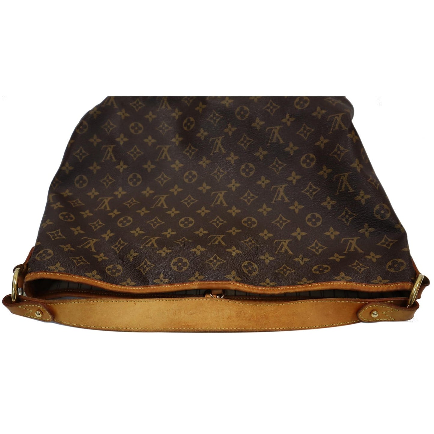 LOUIS VUITTON Delightful MM Monogram Canvas Shoulder Bag Brown