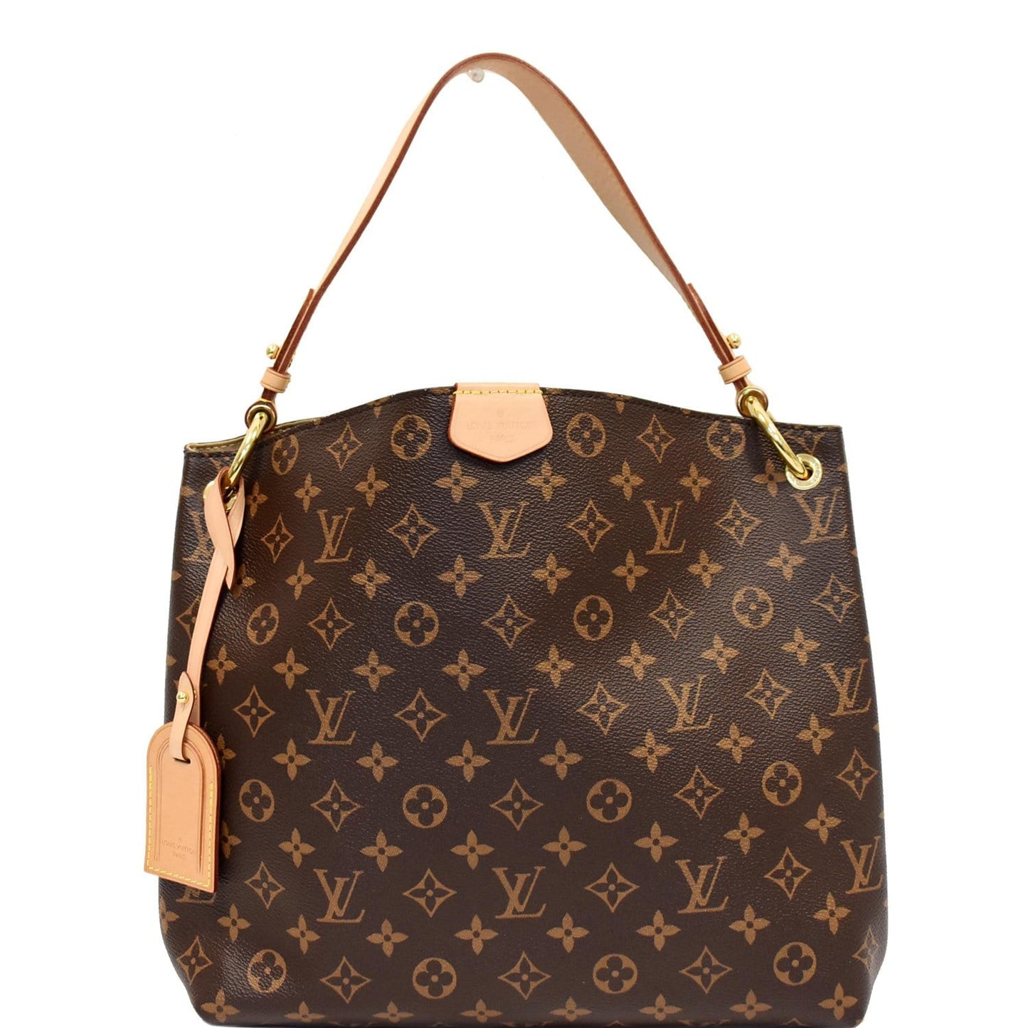 LOUIS VUITTON Graceful PM Monogram Canvas Shoulder Bag Brown