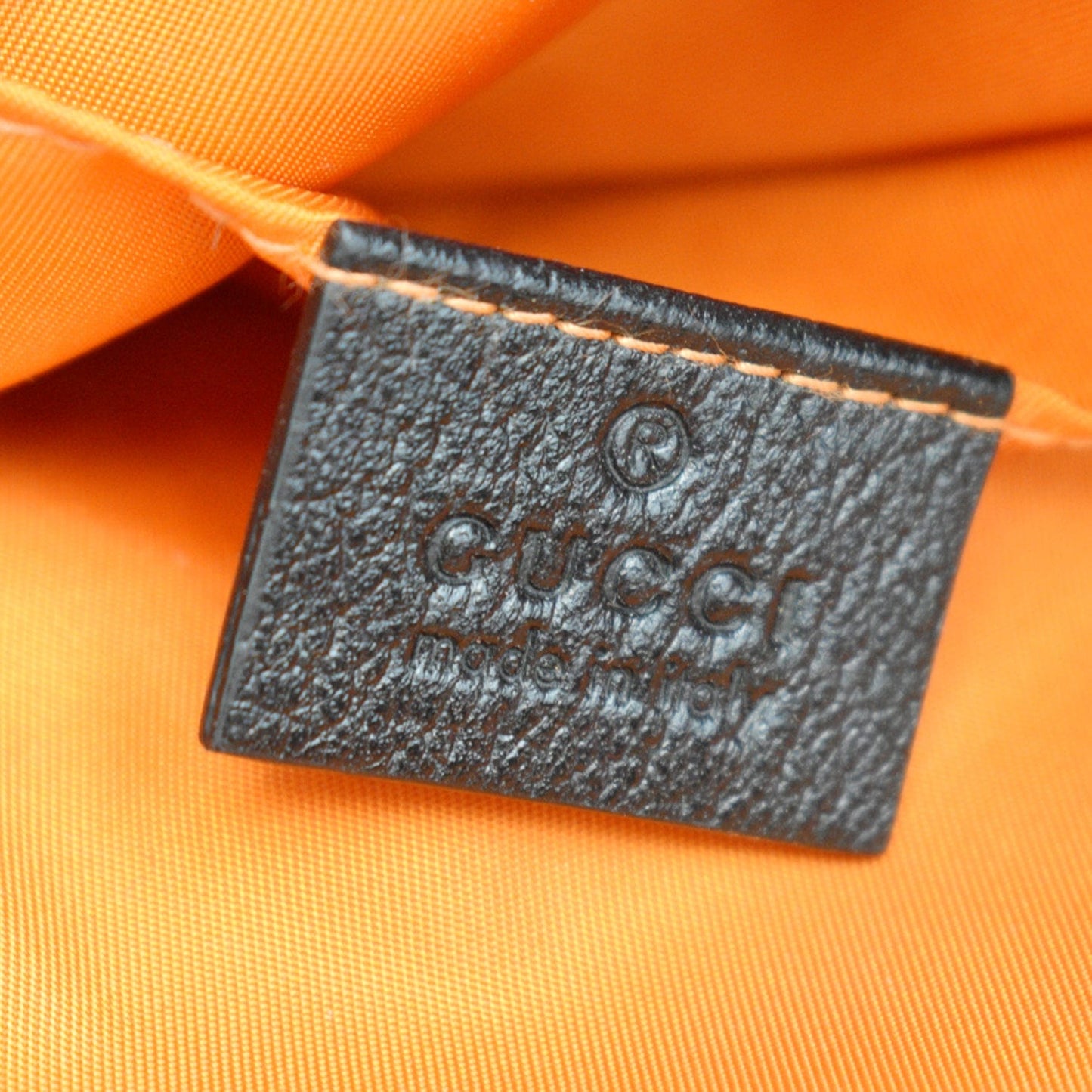 GUCCI Off The Grid Nylon Monogram Shoulder Bag Orange 625850