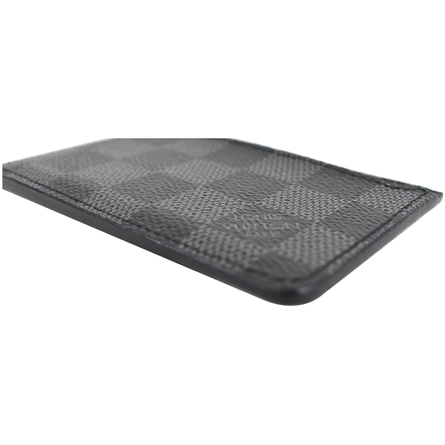 LOUIS VUITTON Neo Damier Graphite Card Holder Black