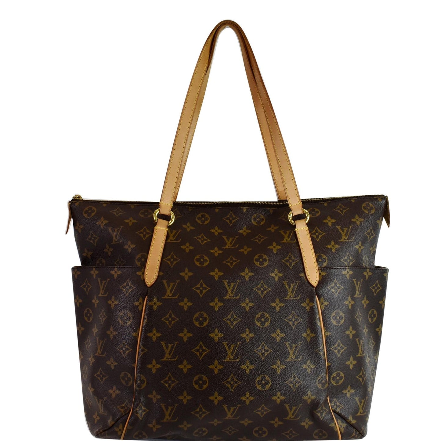 LOUIS VUITTON Totally GM Monogram Canvas Tote Shoulder Bag Brown