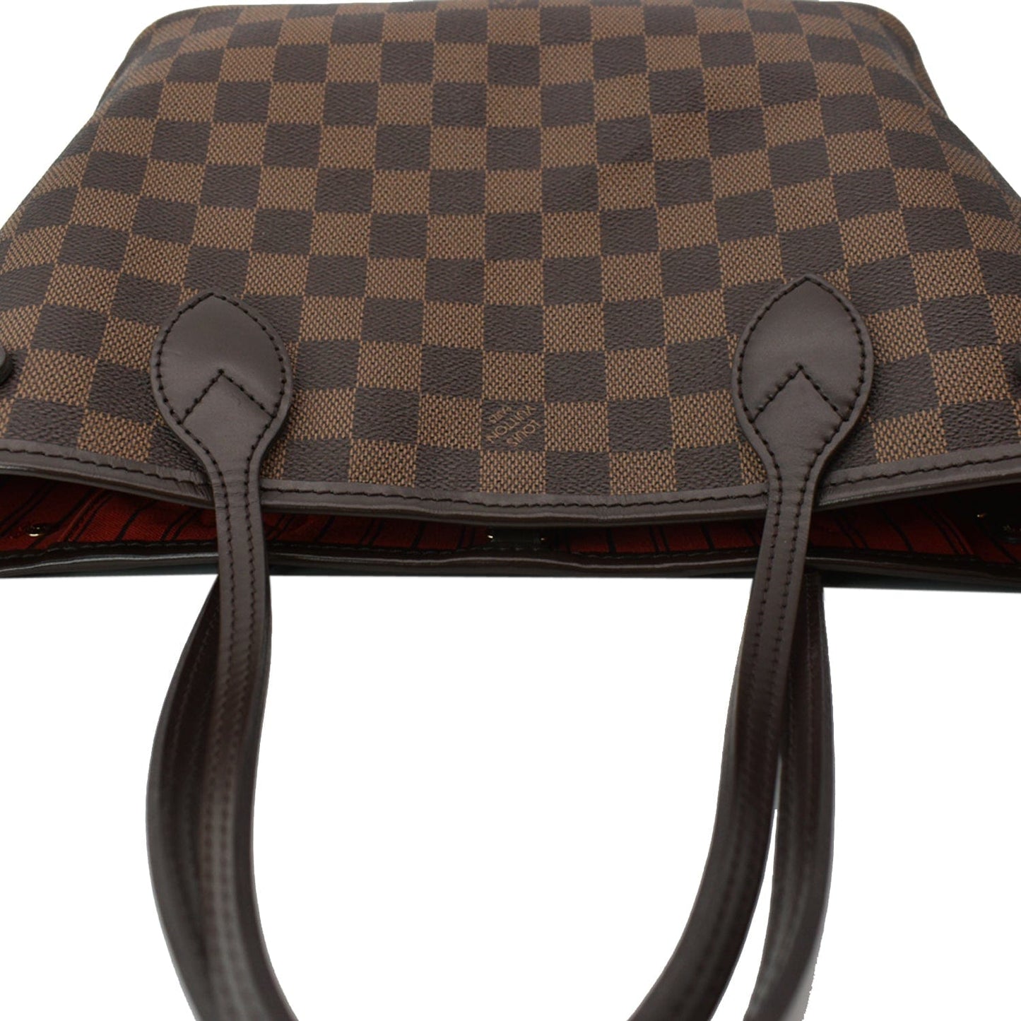 LOUIS VUITTON Neverfull PM Damier Ebene Shoulder Bag Brown - New Year Deals