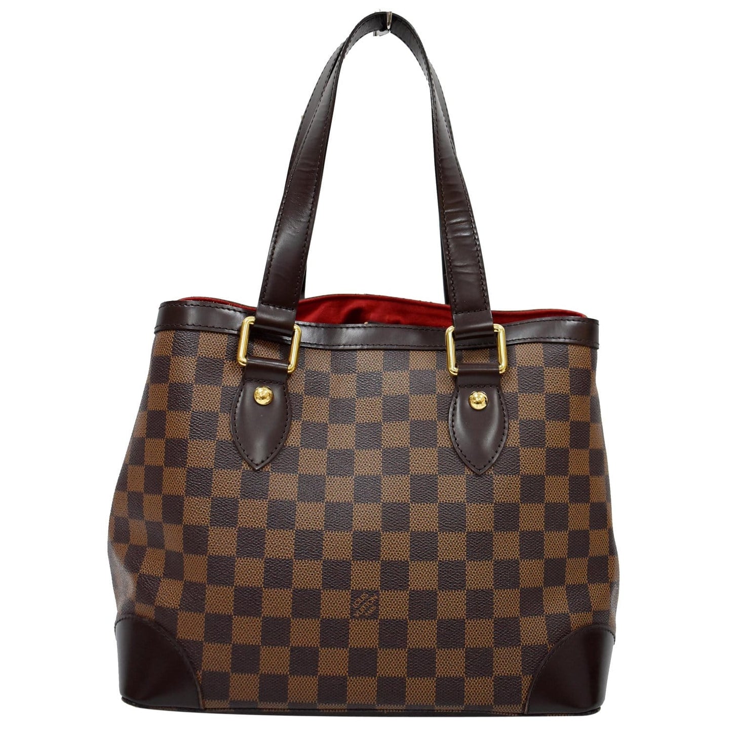 LOUIS VUITTON Hampstead PM Damier Ebene Shoulder Bag Brown