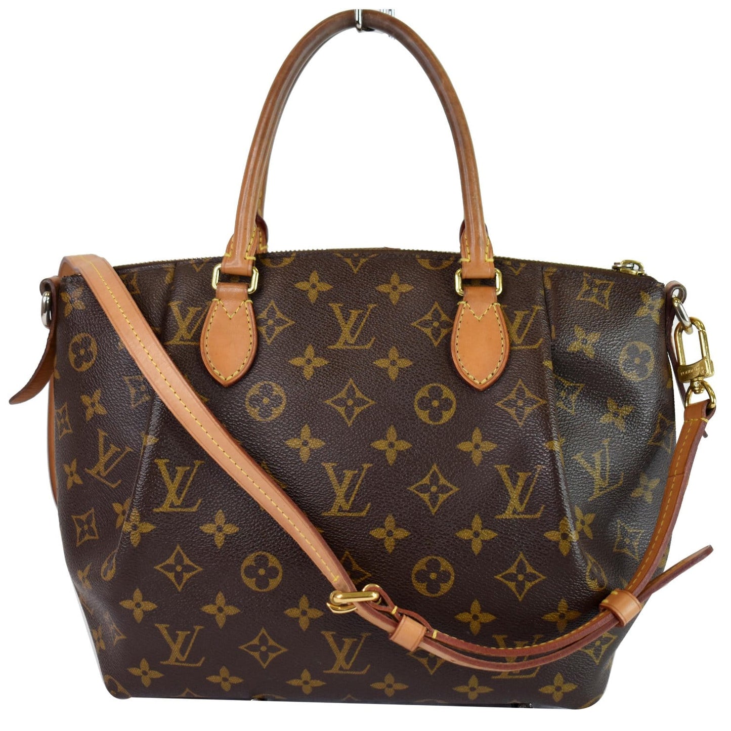 LOUIS VUITTON Turenne PM Monogram Canvas 2 Way Shoulder Bag Brown