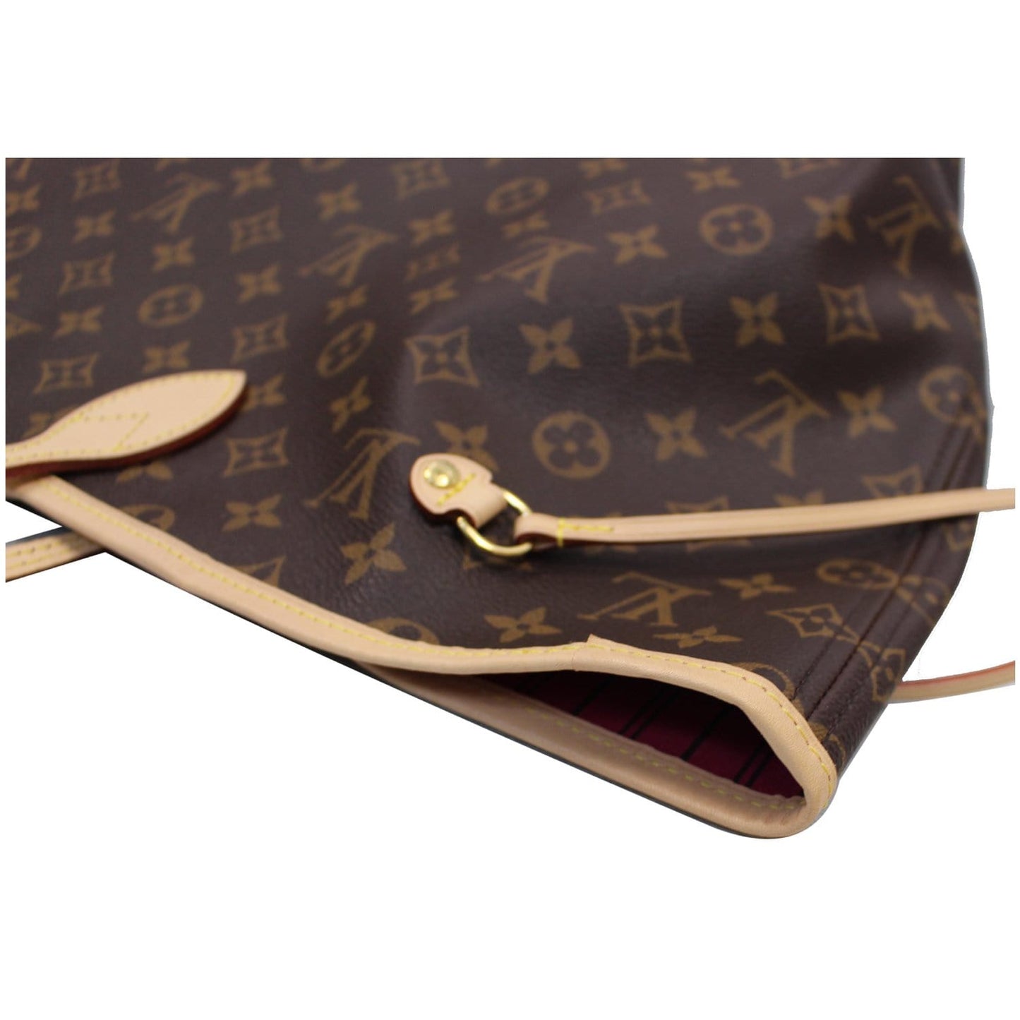 LOUIS VUITTON Neverfull GM Monogram Canvas Tote Shoulder Bag Brown