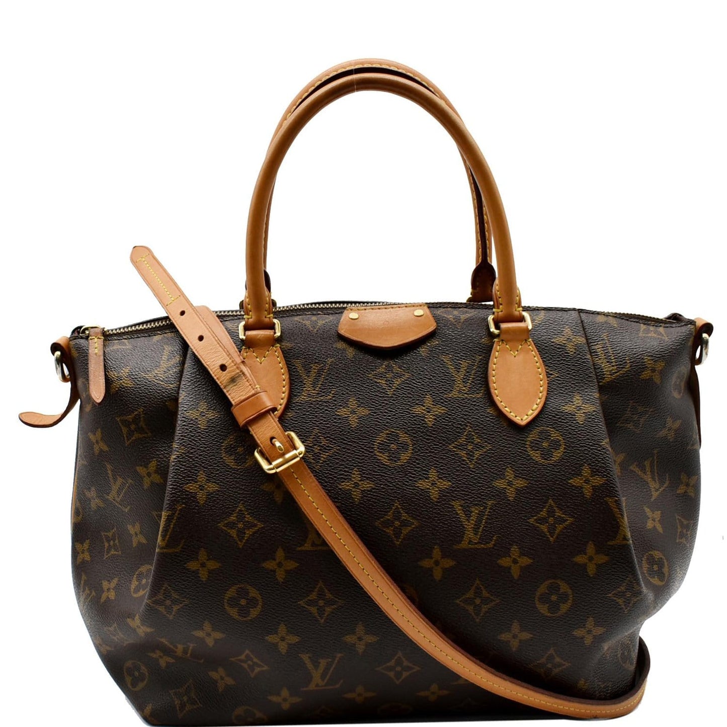 LOUIS VUITTON Turenne MM Monogram Canvas 2Way Shoulder Bag Brown