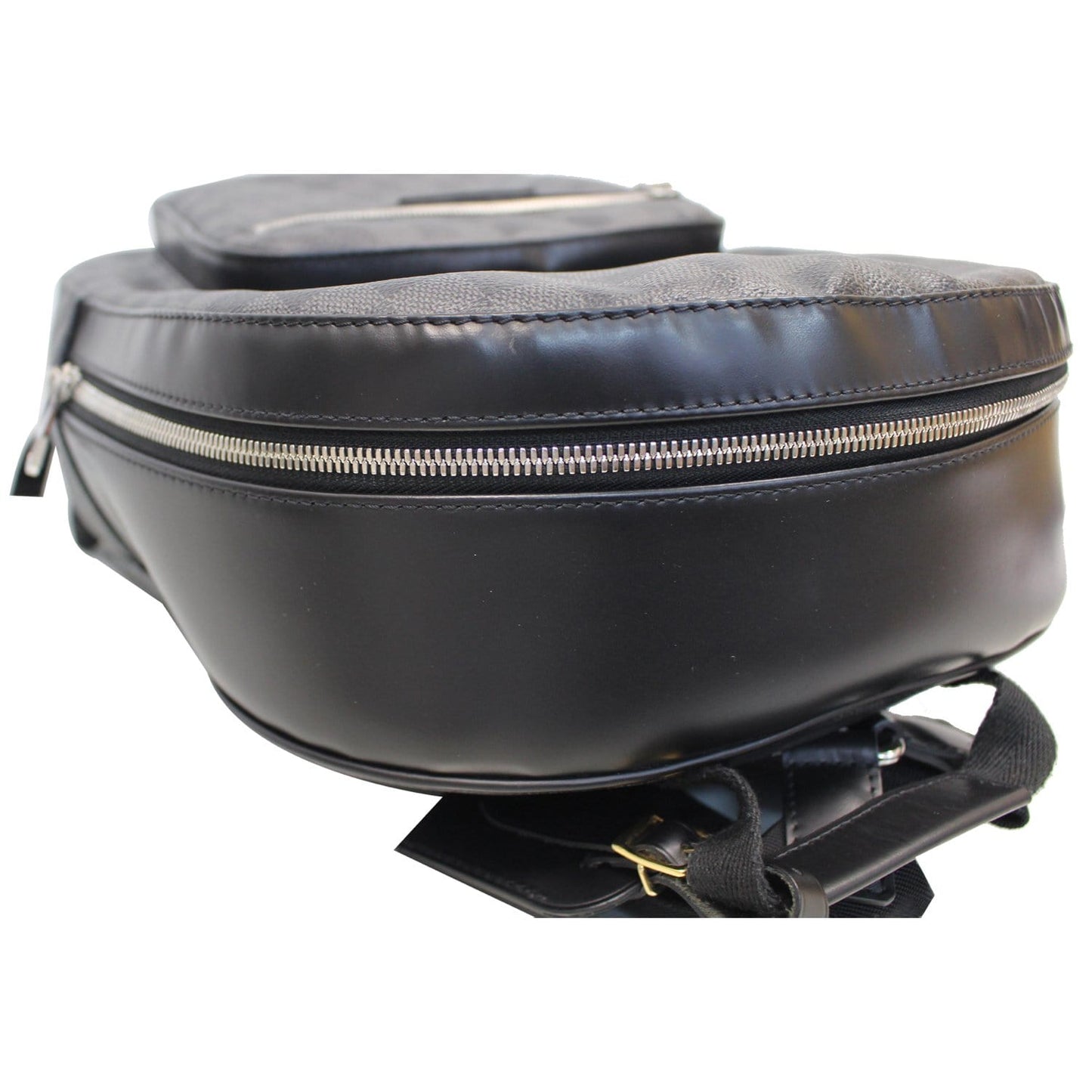 LOUIS VUITTON Josh Damier Graphite Backpack Bag Black