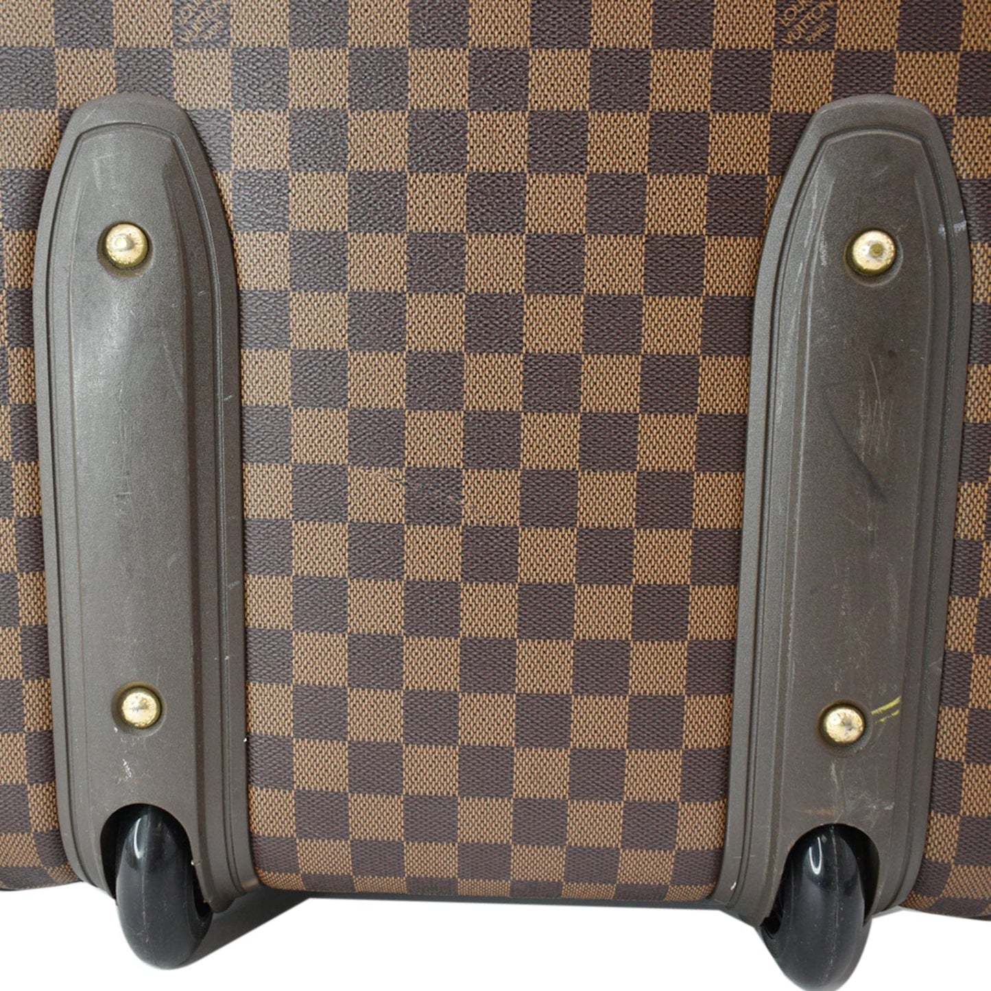 LOUIS VUITTON Pegase 55 Damier Ebene Suitcase Travel Bag Brown
