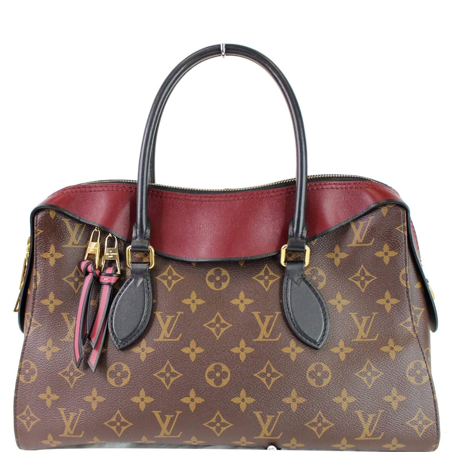 LOUIS VUITTON Tuileries Monogram Canvas Tote Shoulder Bag Brown - 25% OFF