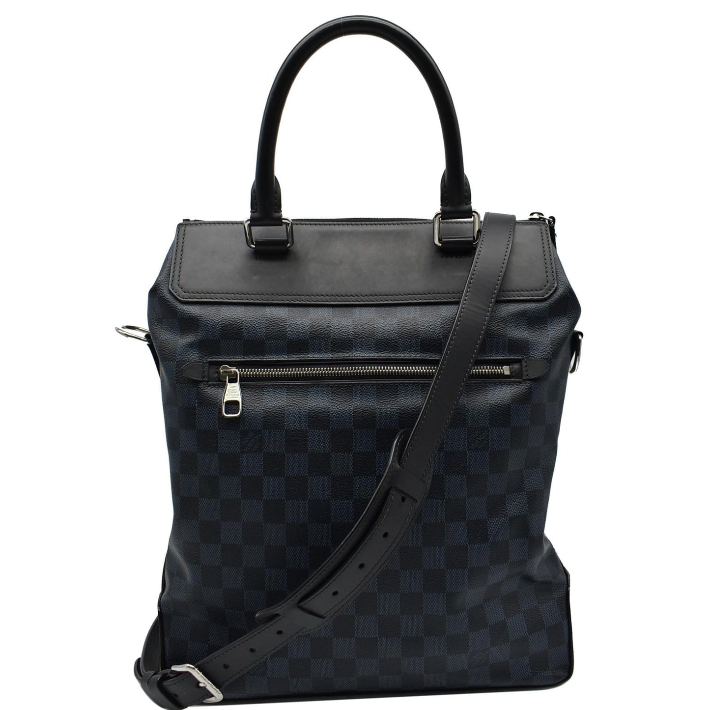 LOUIS VUITTON Greenwich Damier Cobalt Tote Bag Black