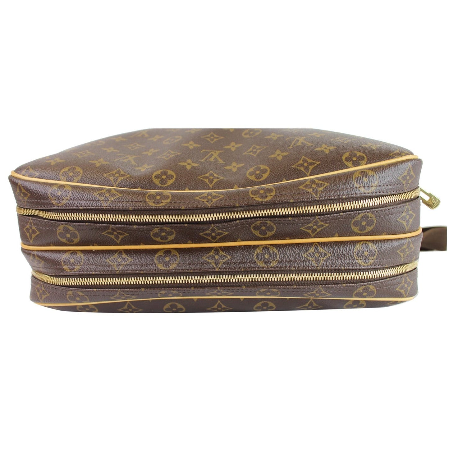 LOUIS VUITTON Reporter GM Monogram Canvas Shoulder Bag Brown