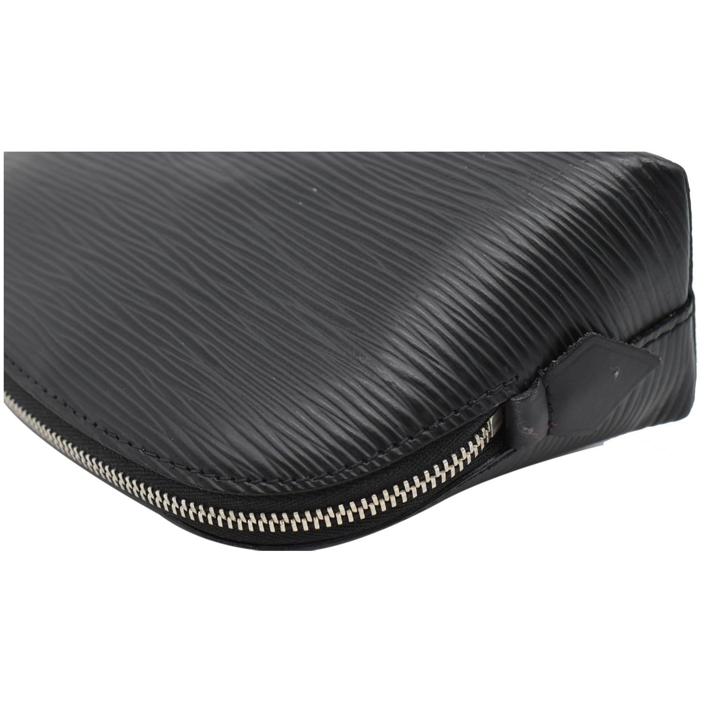 LOUIS VUITTON Epi Leather Pochette Cosmetic Pouch Black