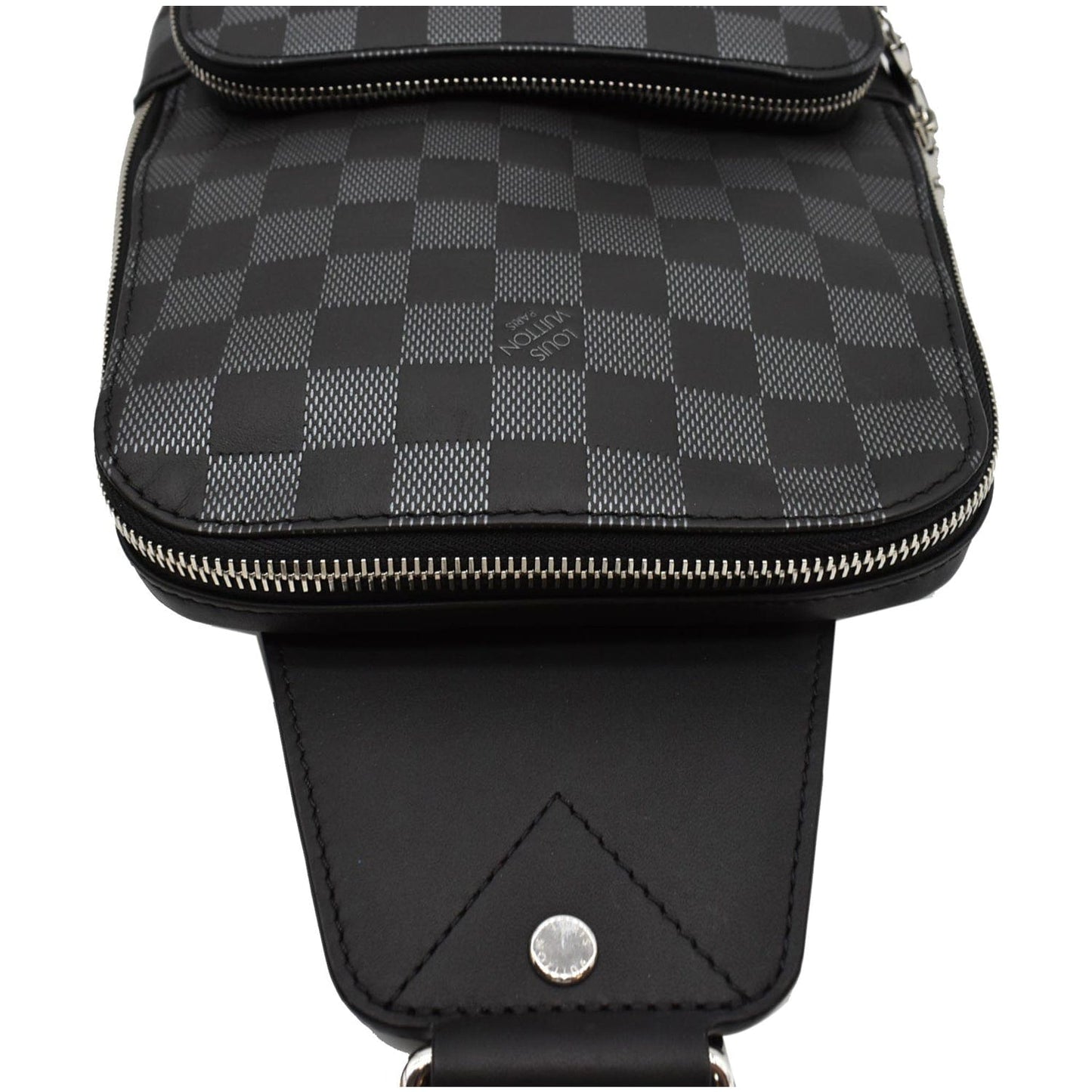 LOUIS VUITTON Avenue Sling Damier Graphite Crossbody Bag Black - 15% OFF
