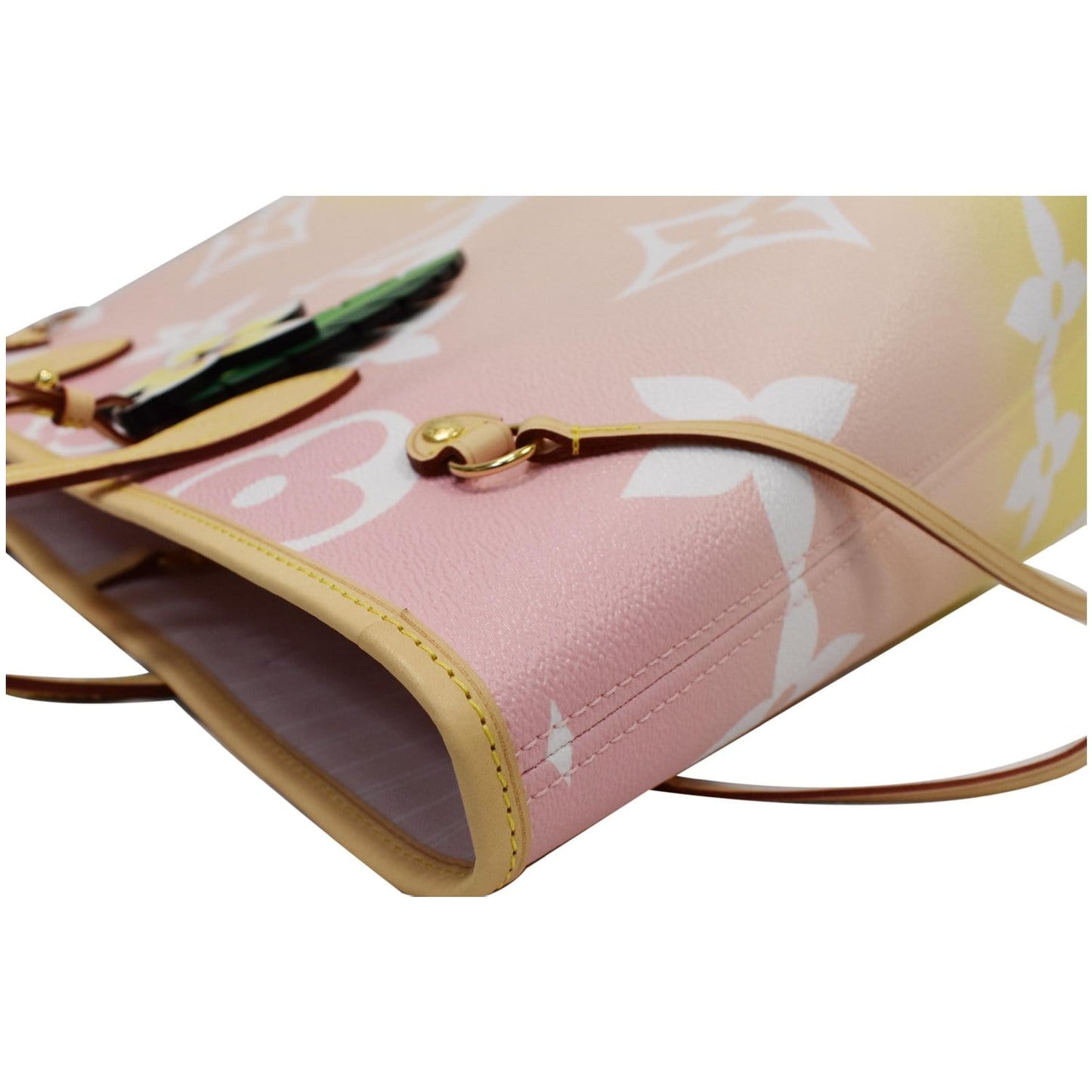LOUIS VUITTON Neverfull MM Pool Monogram Giant Tote Shoulder Bag Light Pink - 25% OFF
