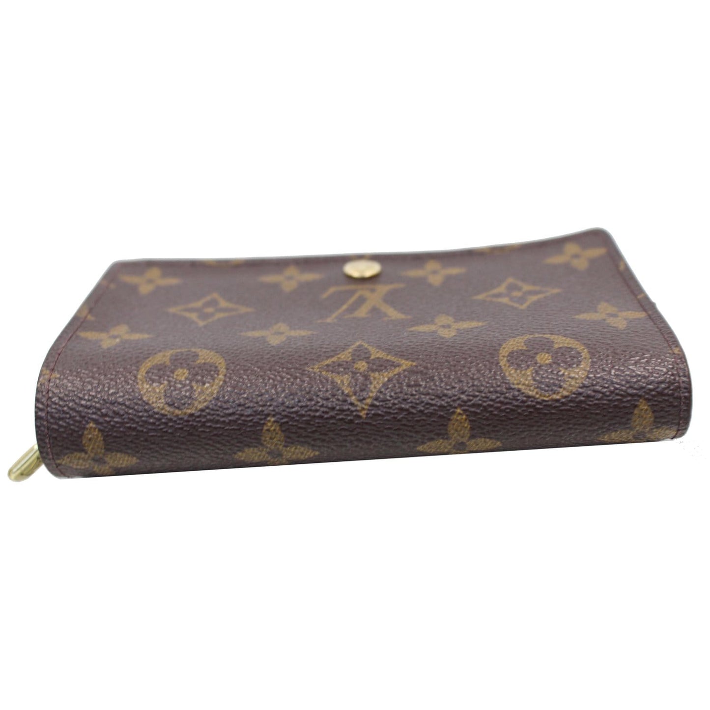 LOUIS VUITTON Porte Monnaie Monogram Billets Tresor Wallet Brown