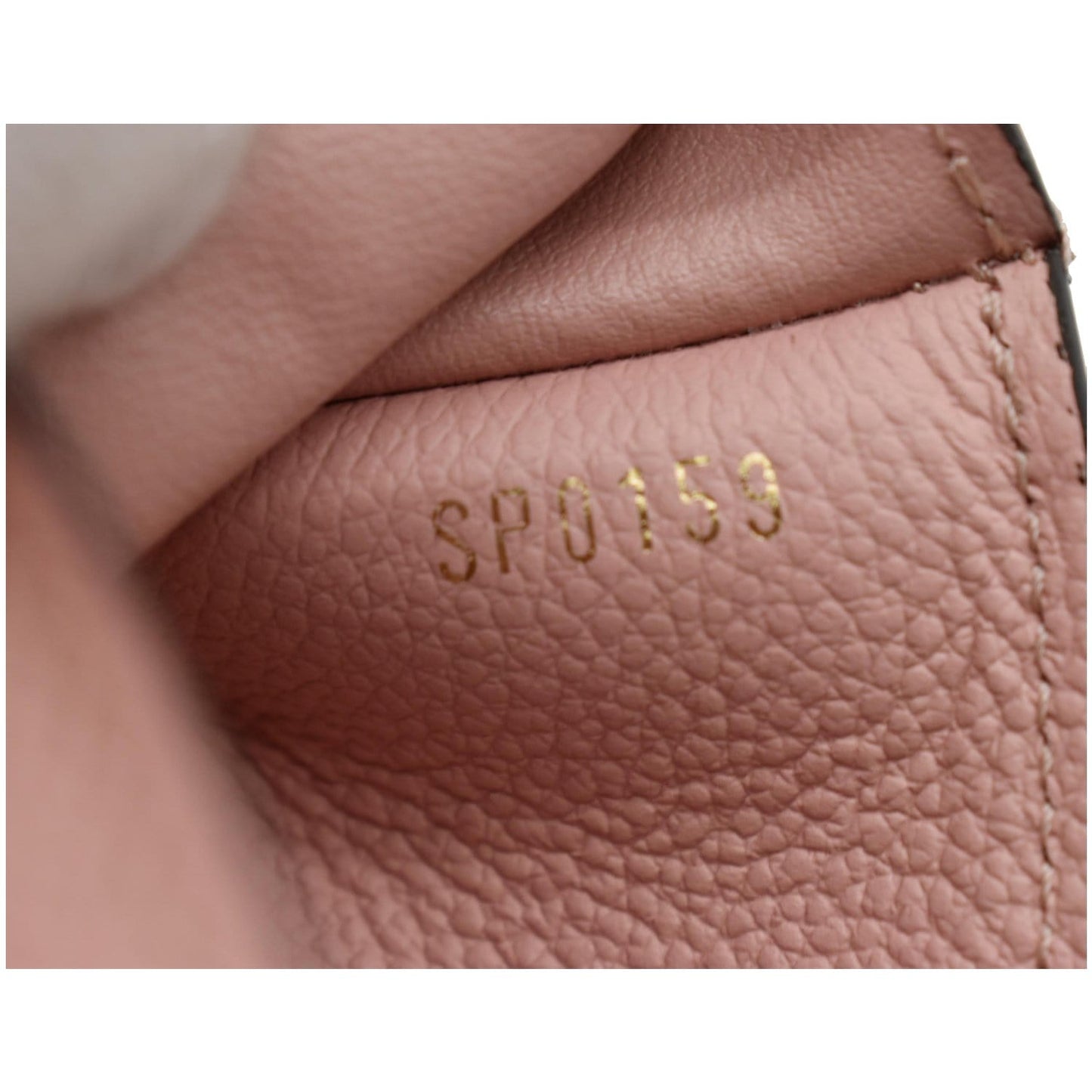 LOUIS VUITTON Zoe Compact Monogram Empreinte Wallet Rose Poudre