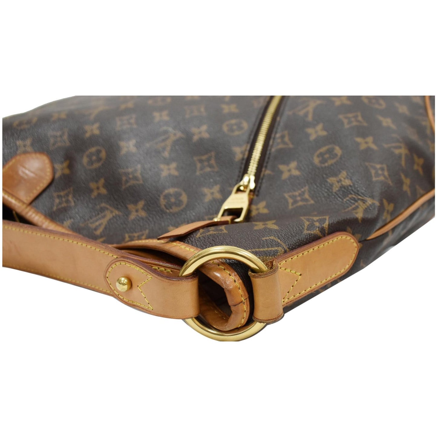 LOUIS VUITTON Delightful GM Monogram Canvas Shoulder Bag Brown