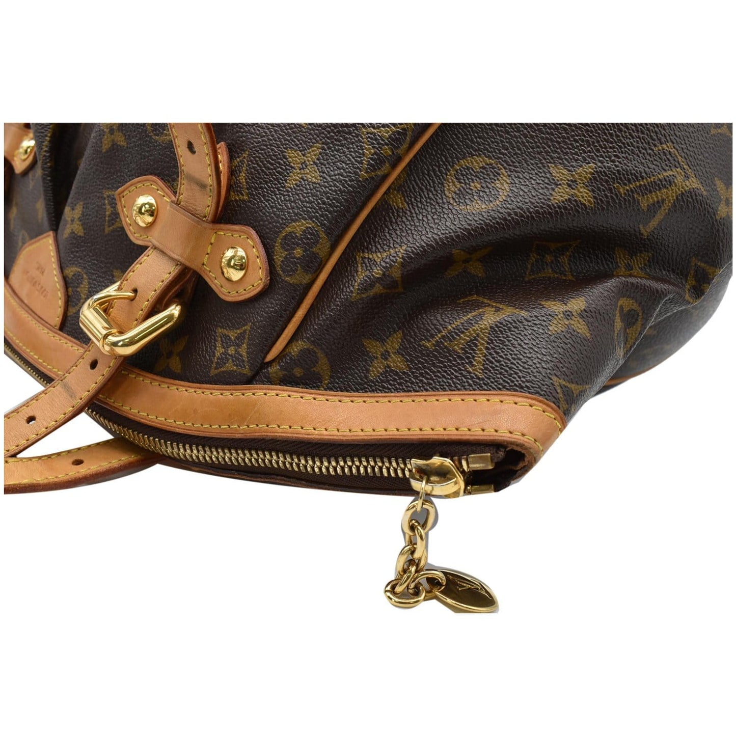LOUIS VUITTON Tivoli GM Monogram Canvas Shoulder Bag Brown - 15% OFF