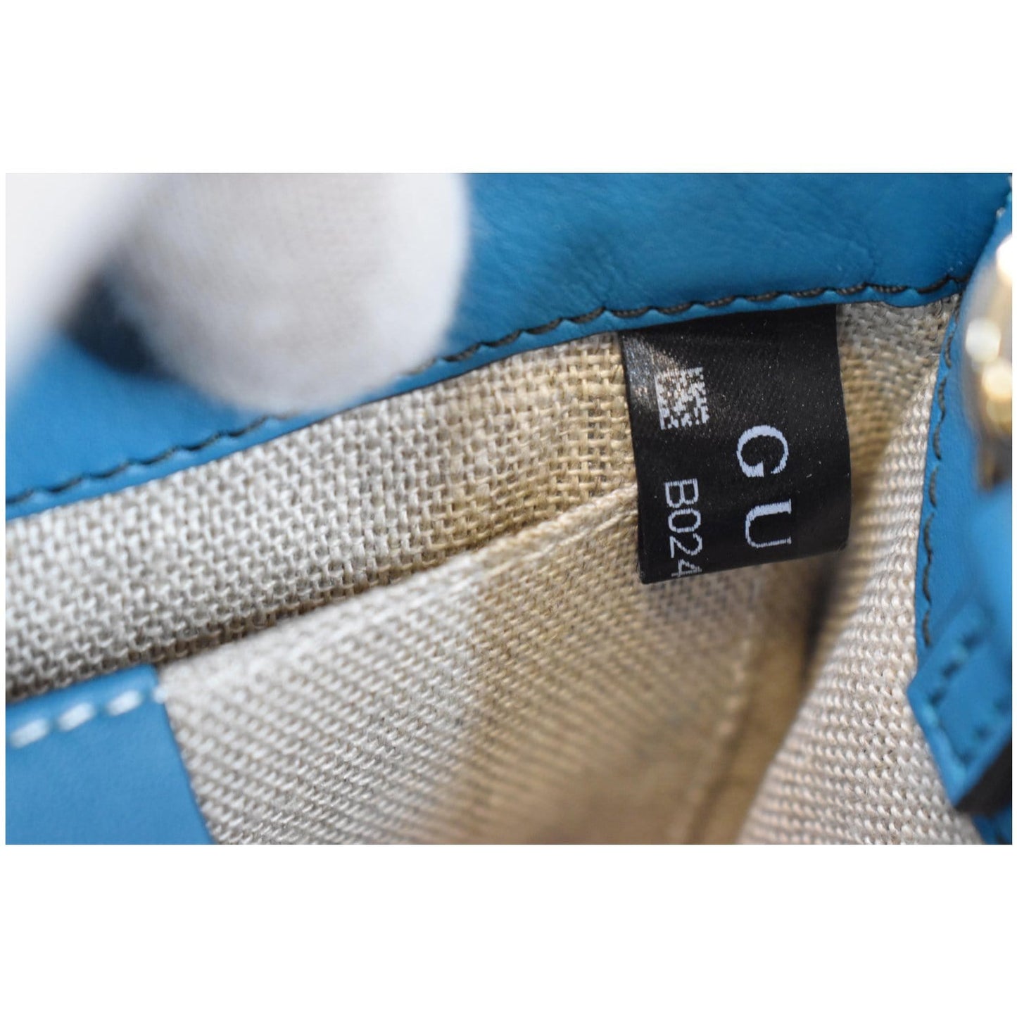GUCCI Emily Mini Micro GG Guccissima Leather Shoulder Bag Teal