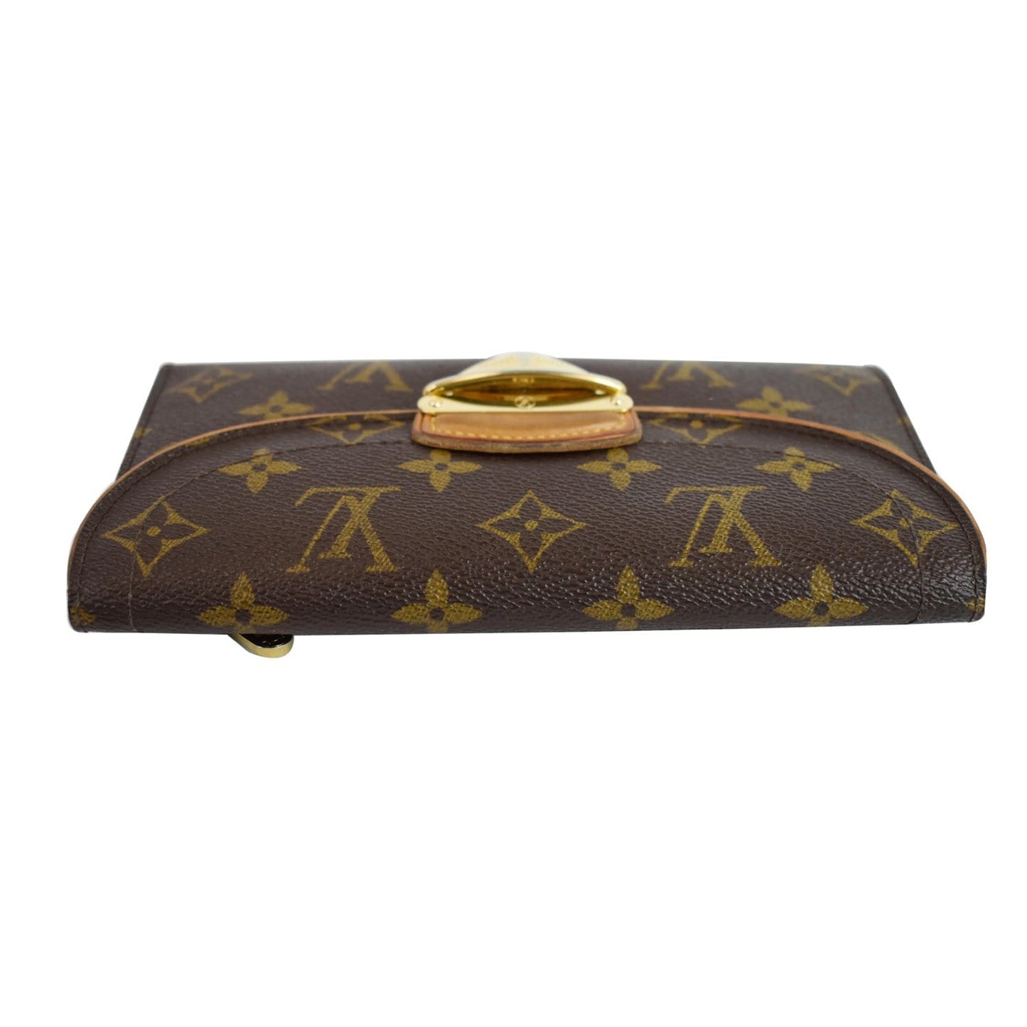 LOUIS VUITTON Eugenie Monogram Canvas Wallet Brown