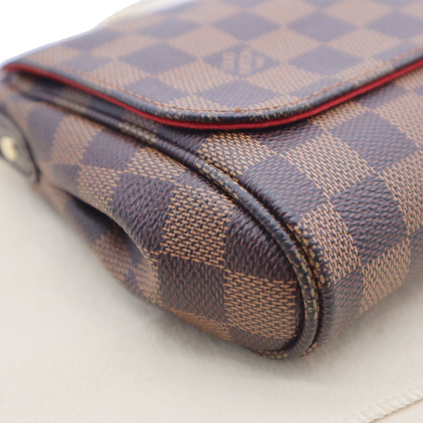 LOUIS VUITTON  Favorite PM Damier Ebene Crossbody Bag Brown
