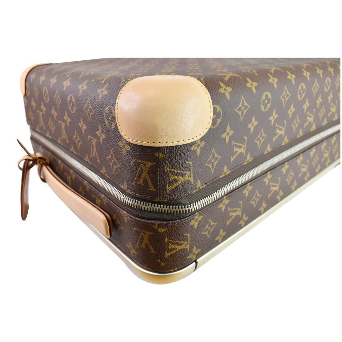 LOUIS VUITTON Horizon 55 Monogram Canvas Rolling Suitcase Brown