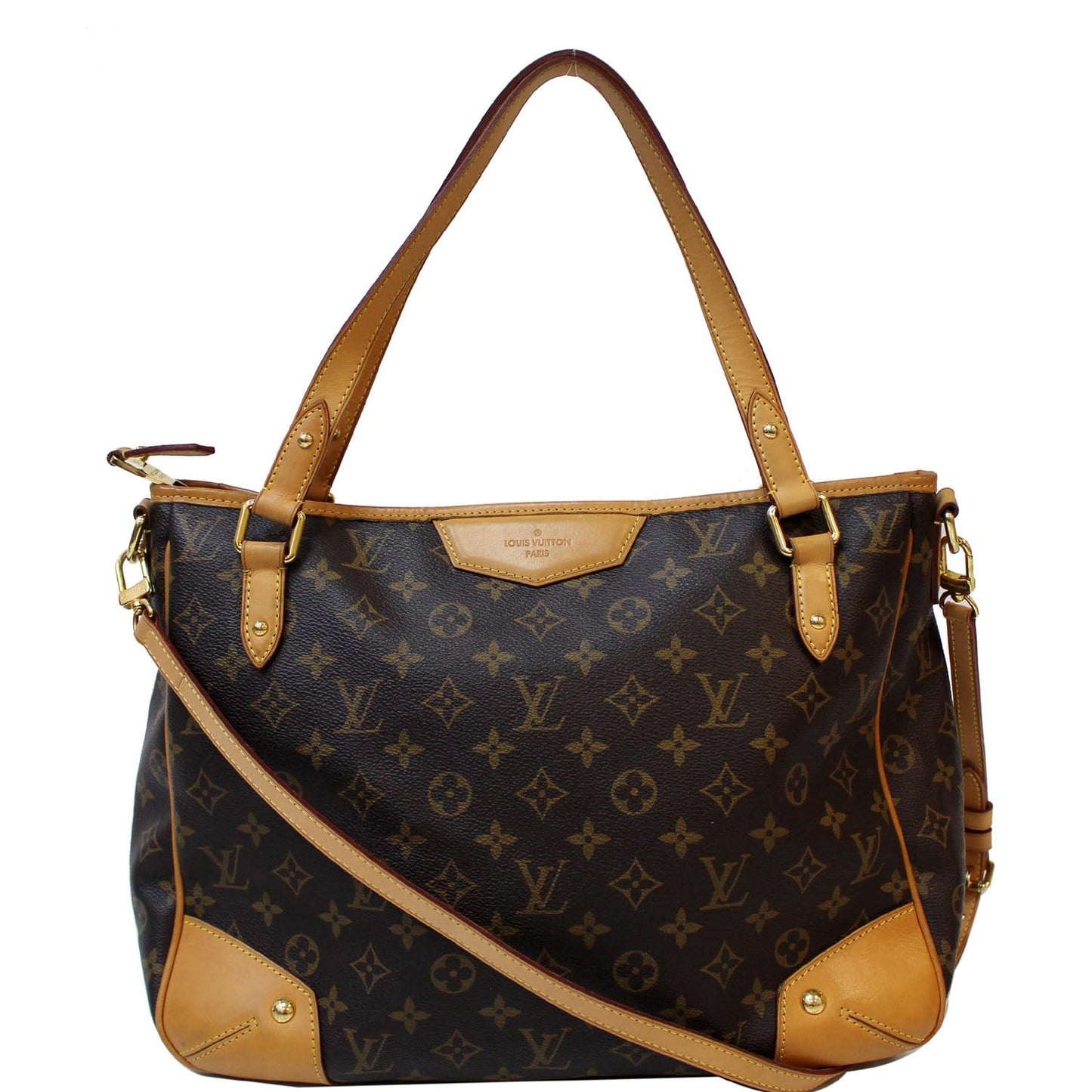LOUIS VUITTON Estrela MM Monogram Canvas Shoulder Bag Brown