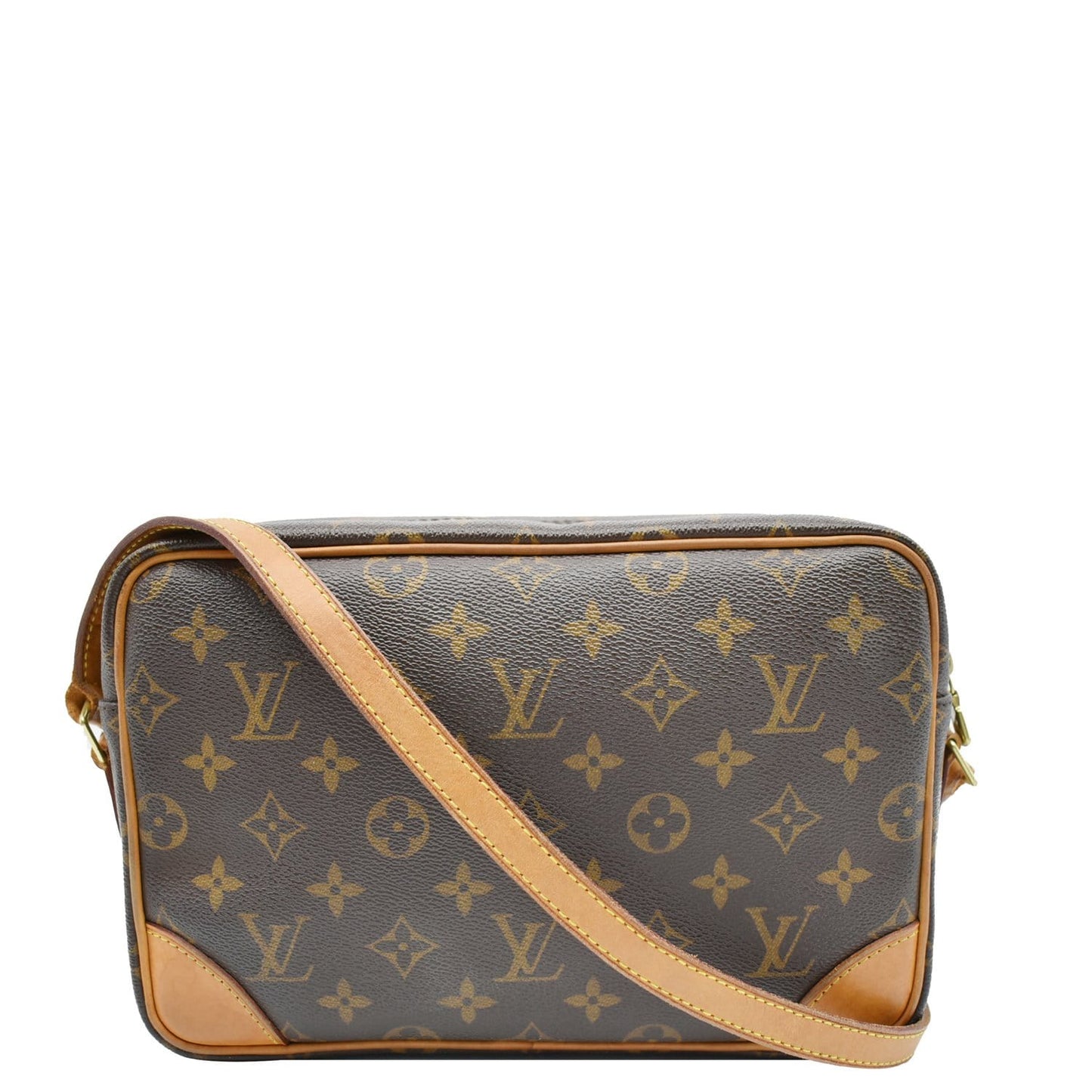 LOUIS VUITTON Trocadero Monogram Canvas Shoulder Bag Brown