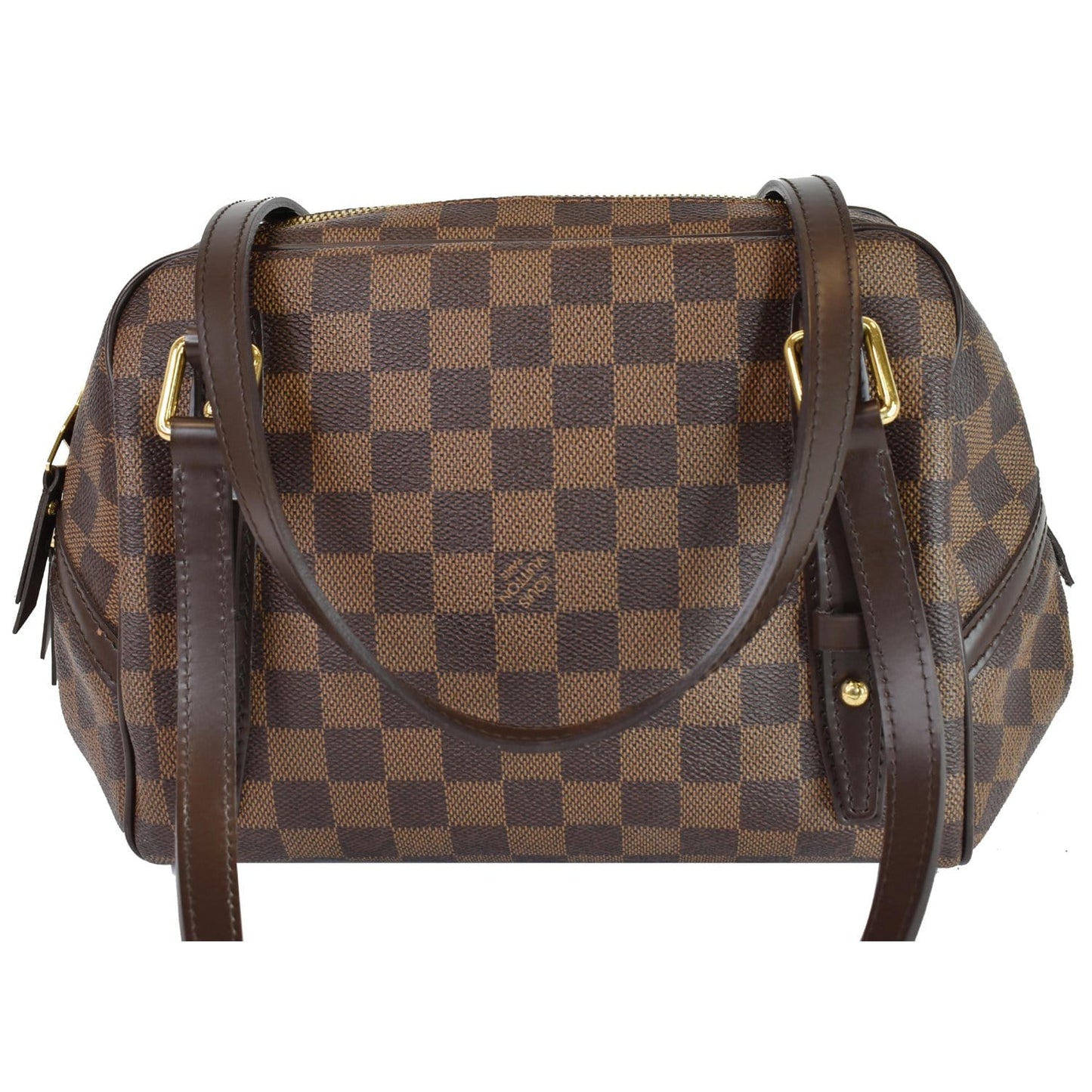 LOUIS VUITTON Rivington PM Damier Ebene Shoulder Bag Brown
