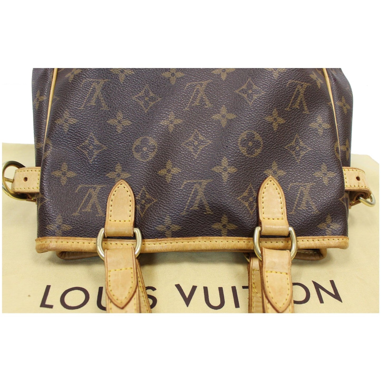 LOUIS VUITTON Batignolles Vertical Monogram Canvas Tote Bag Brown - 15% OFF