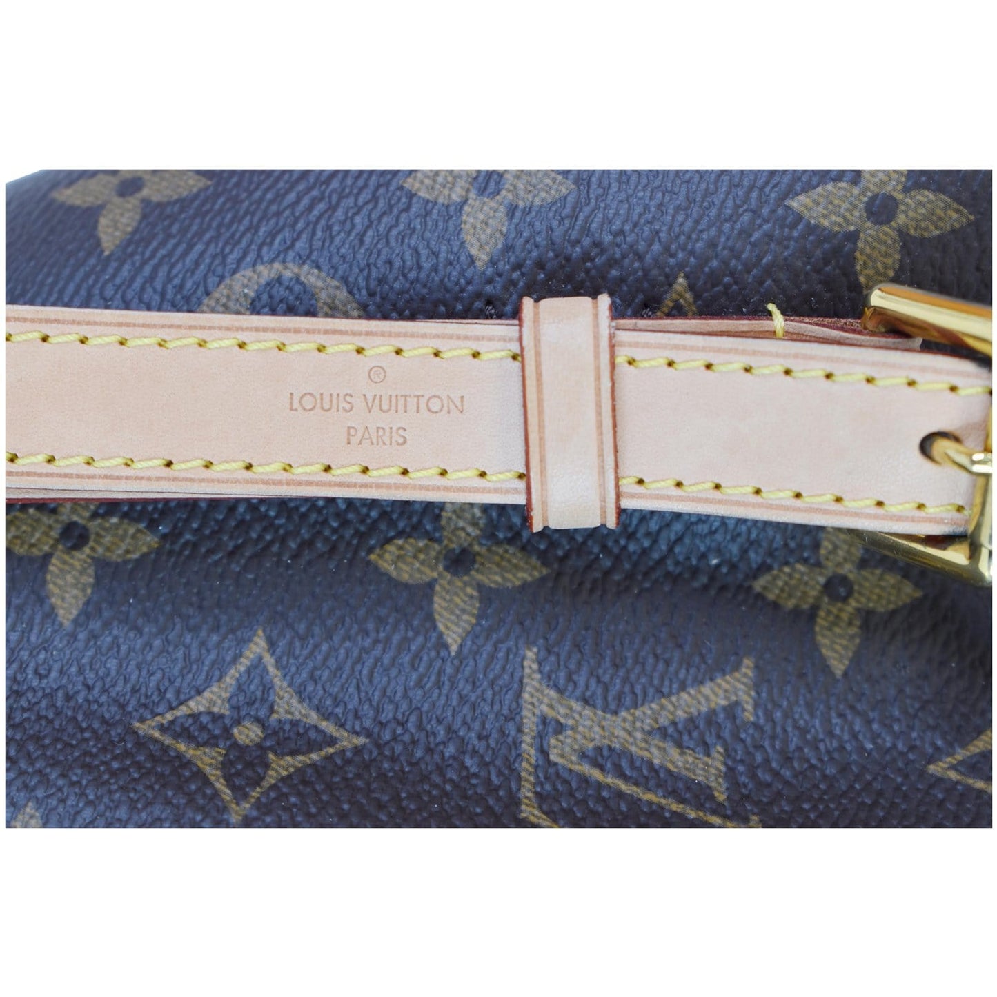 LOUIS VUITTON Tuileries Monogram Canvas Shoulder Bag Brown