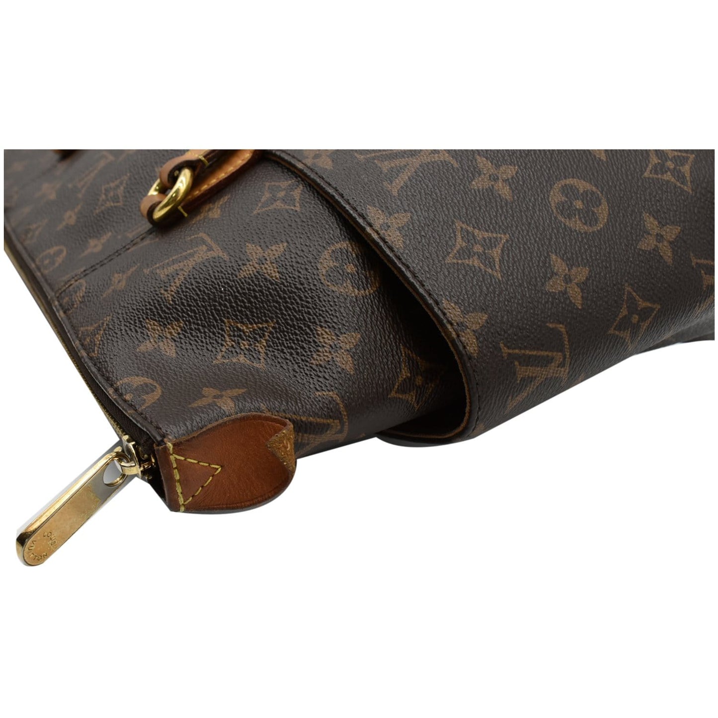 LOUIS VUITTON Totally MM Monogram Canvas Shoulder Bag Brown