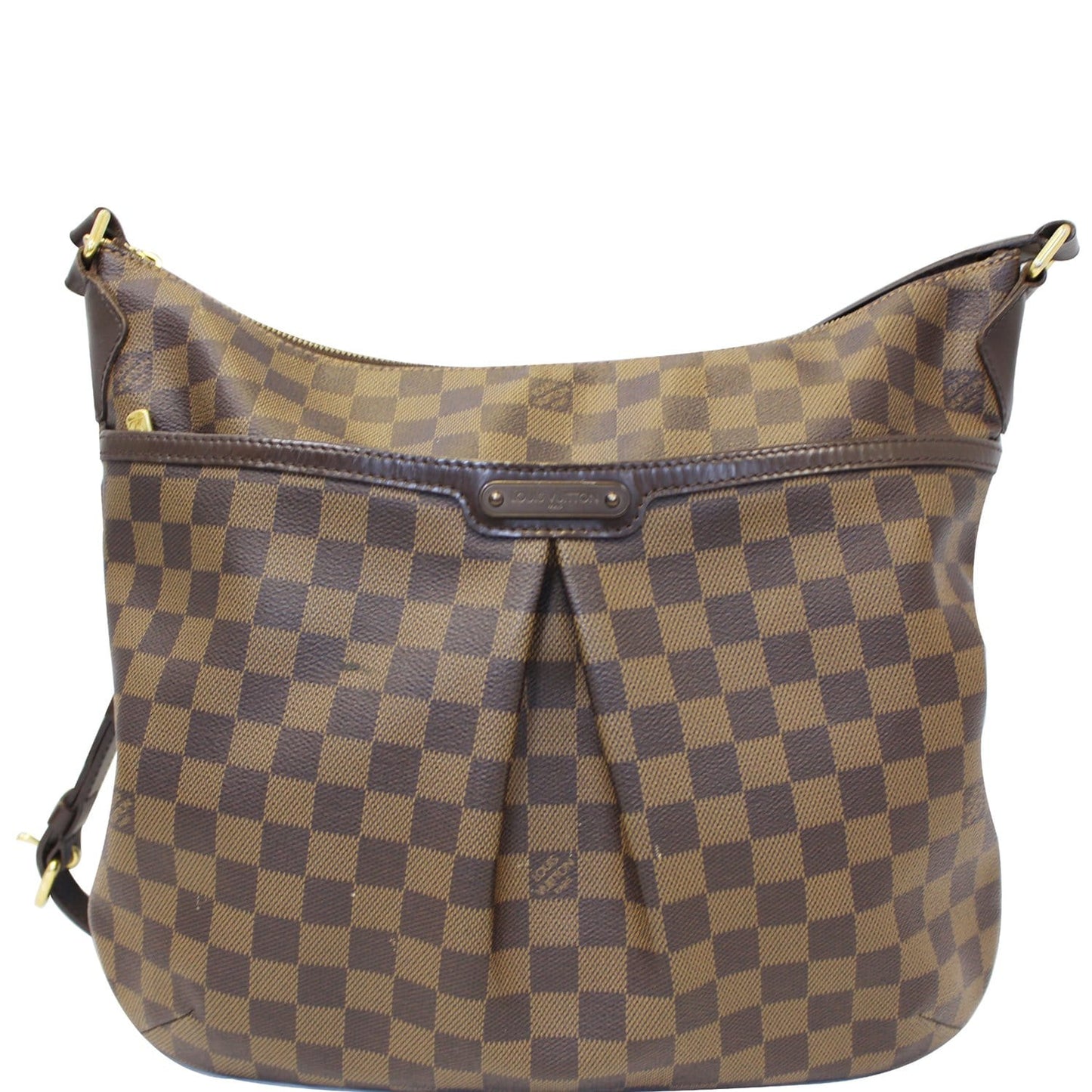 LOUIS VUITTON Bloomsbury GM Damier Ebene Shoulder Crossbody Bag Brown