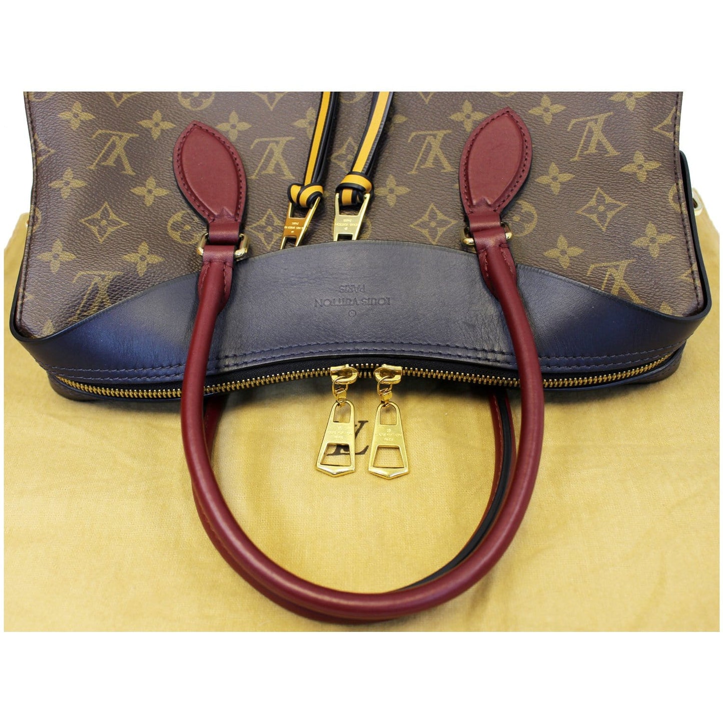 LOUIS VUITTON Tuileries Monogram Canvas Tote Shoulder Bag
