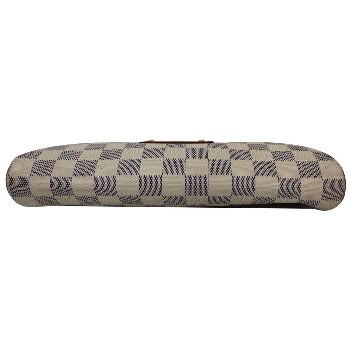 LOUIS VUITTON Pochette Eva Damier Azur Clutch Crossbody Bag White - 15% OFF