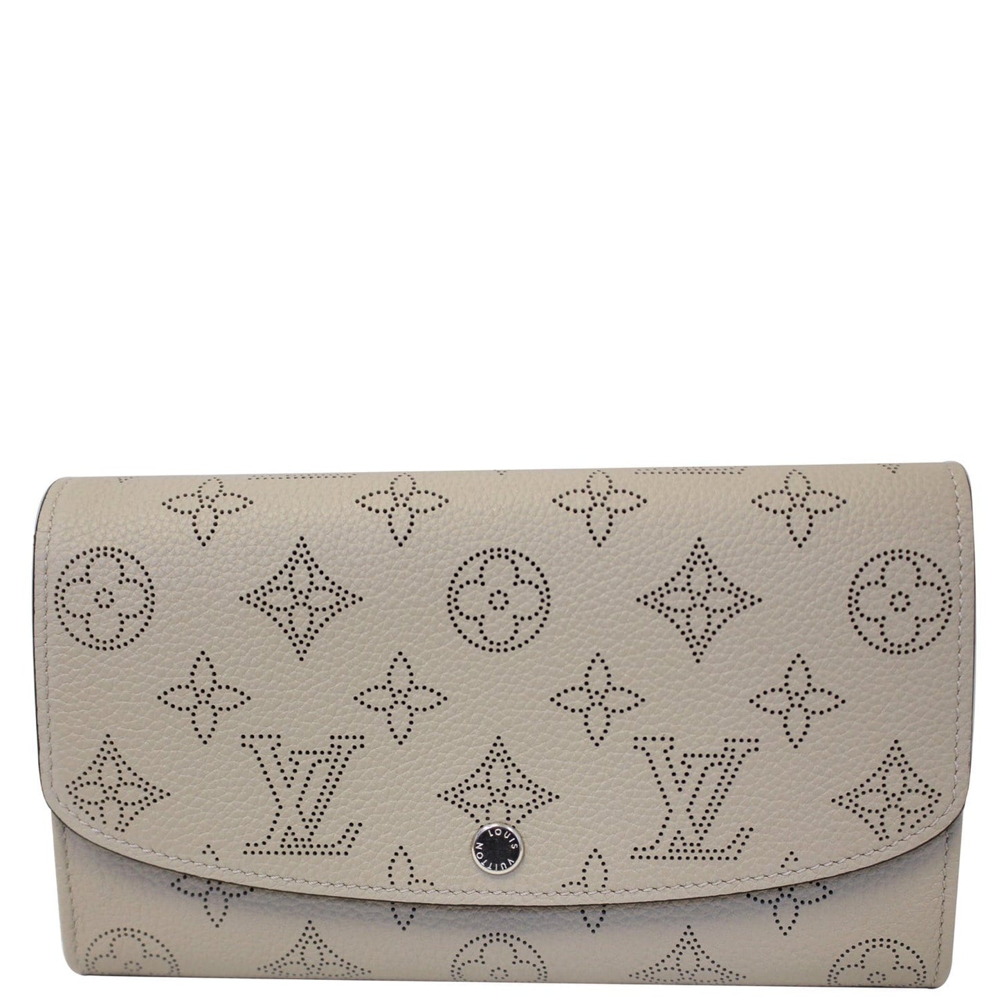 LOUIS VUITTON Iris Mahina Leather Wallet Ivory