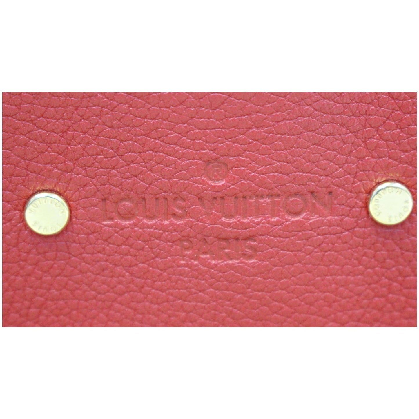 LOUIS VUITTON Pallas Chain Shopper Bag Monogram Canvas Cherry
