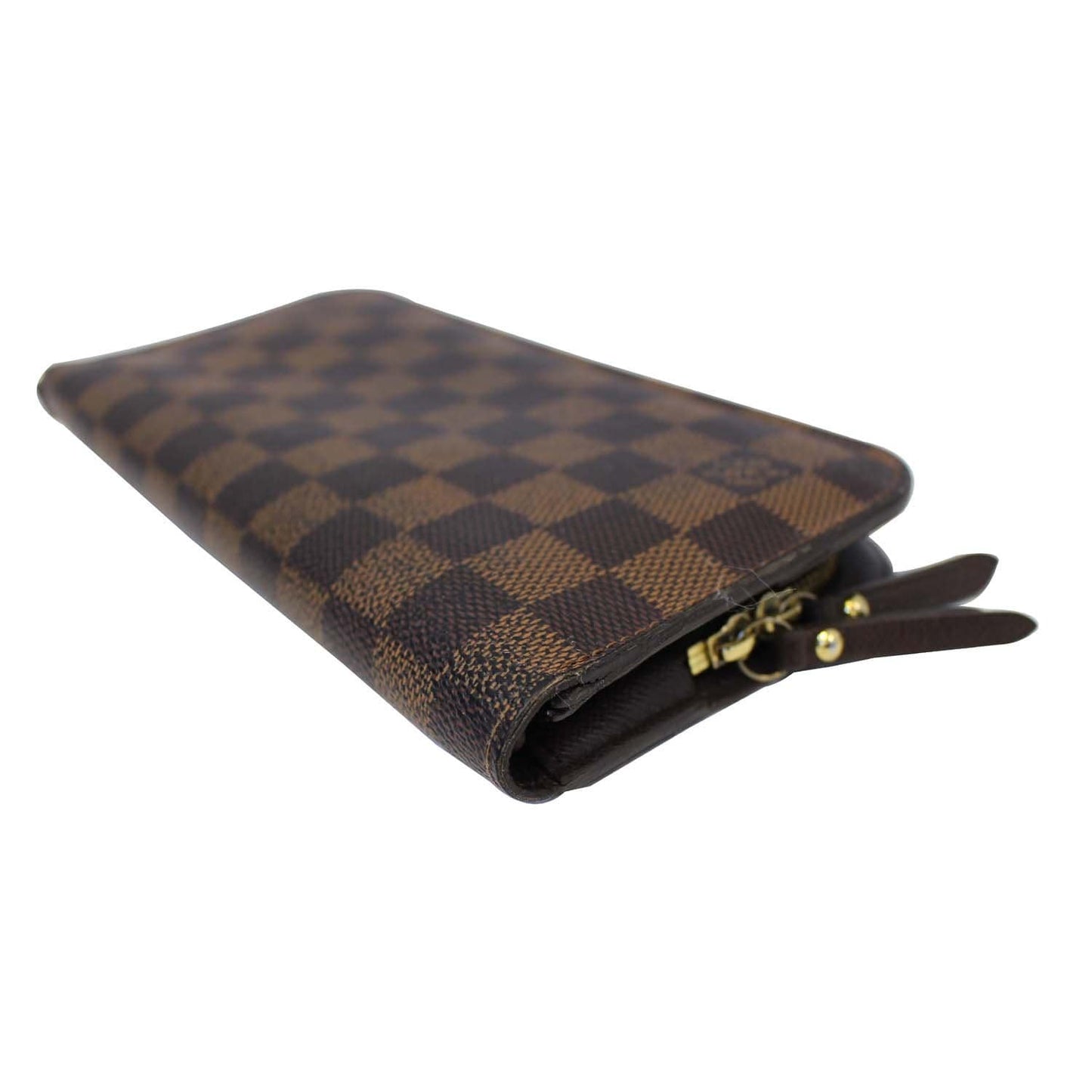 LOUIS VUITTON Insolite Damier Ebene Wallet Brown