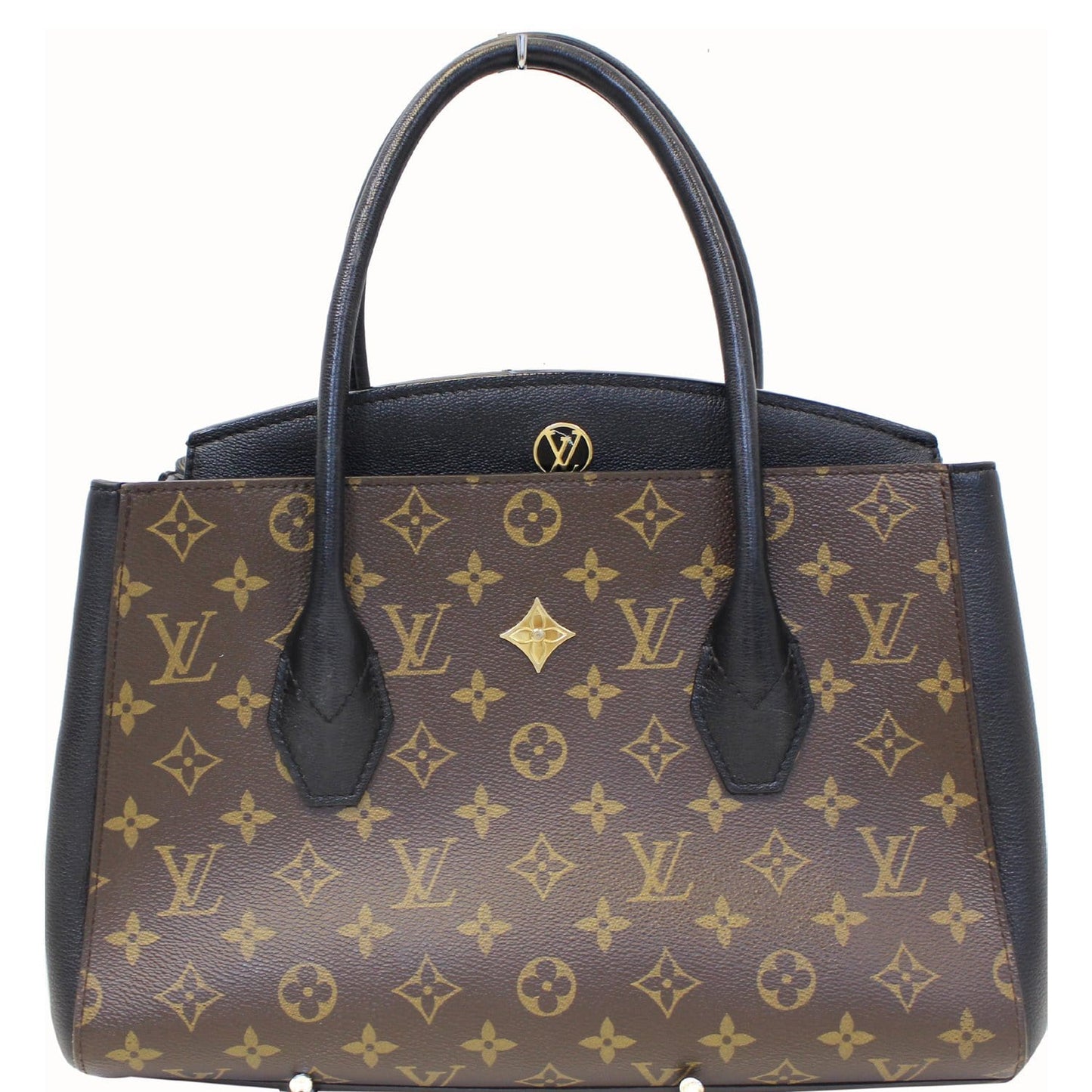 LOUIS VUITTON Florine Monogram Canvas Shoulder Bag Black - 20% OFF