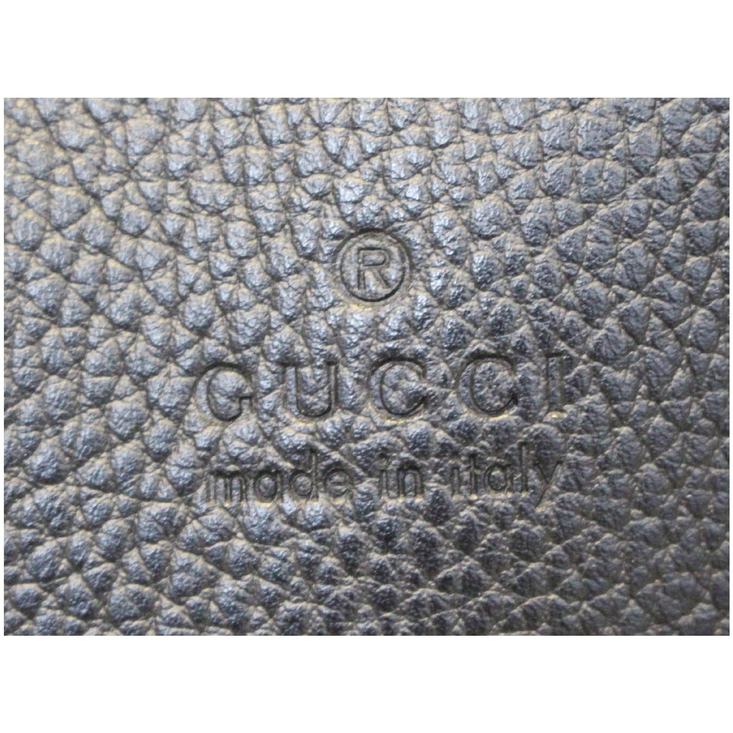 GUCCI Leather Business Briefcase Bag Black 387074