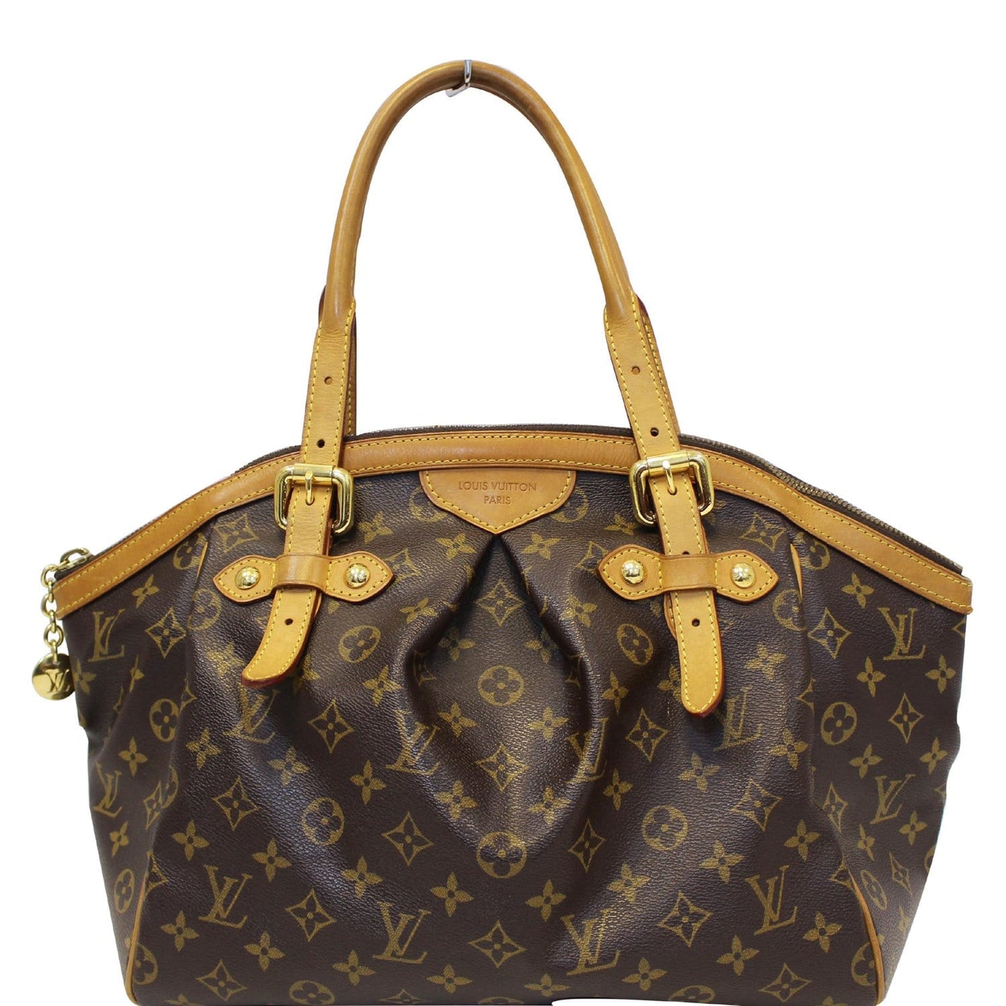 LOUIS VUITTON Tivoli GM Monogram Canvas Brown Shoulder Bag Brown