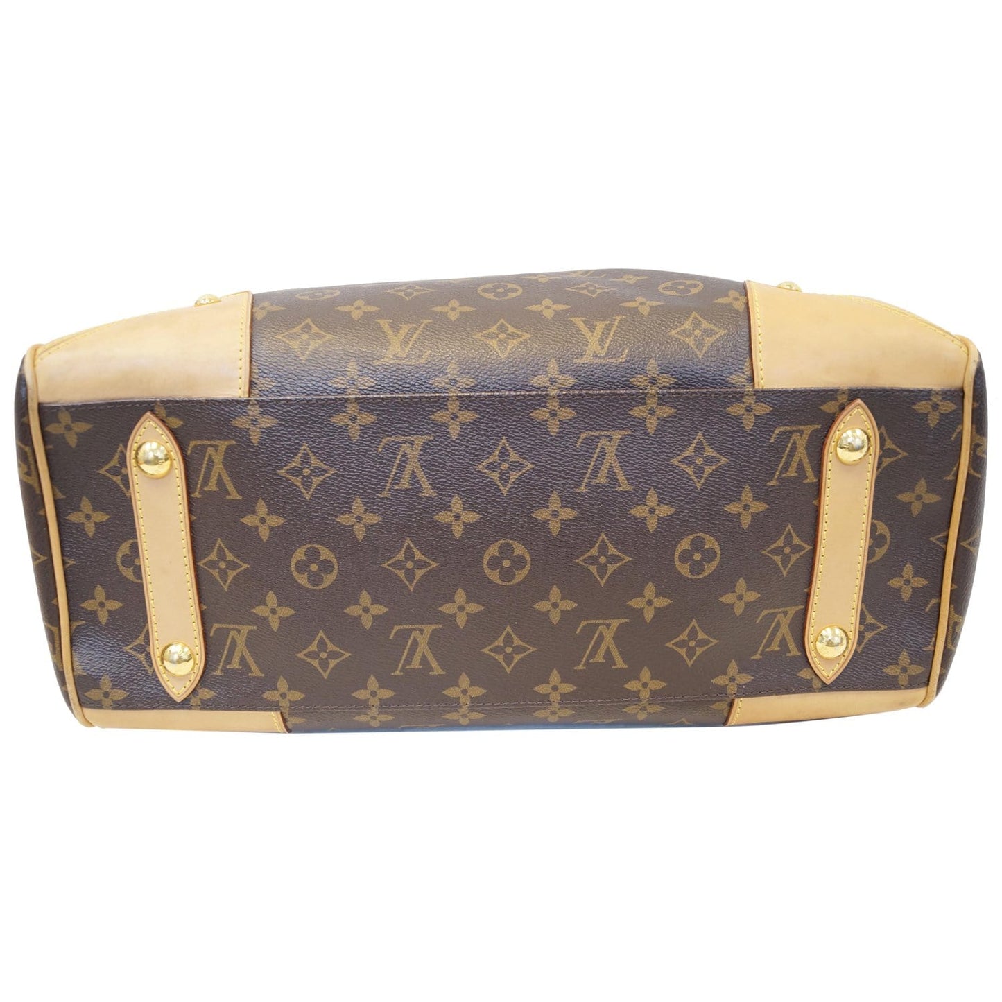 LOUIS VUITTON Retiro GM Monogram Canvas 2 Way Shoulder Bag Brown