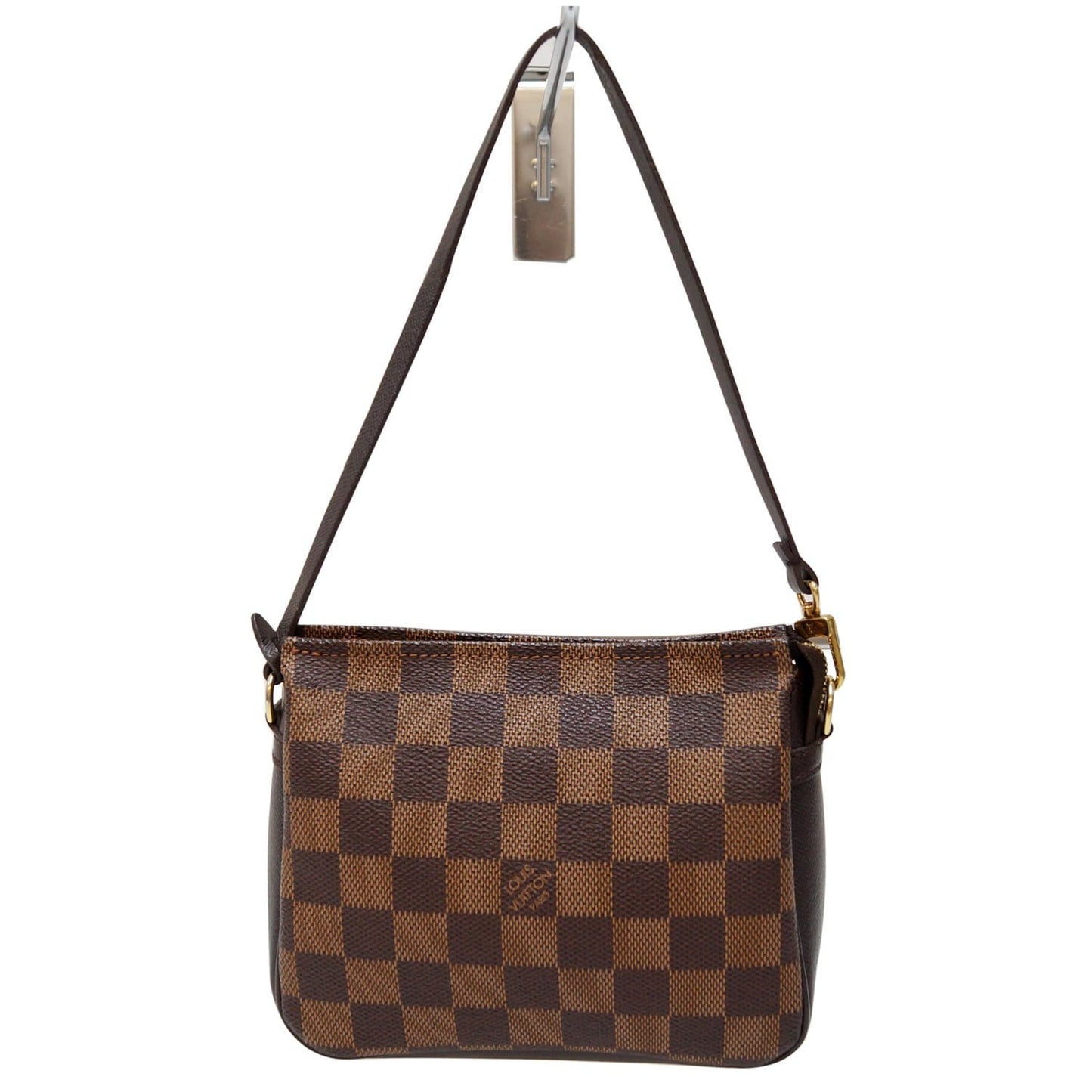 LOUIS VUITTON Truth Damier Ebene Makeup Pouch Bag Brown