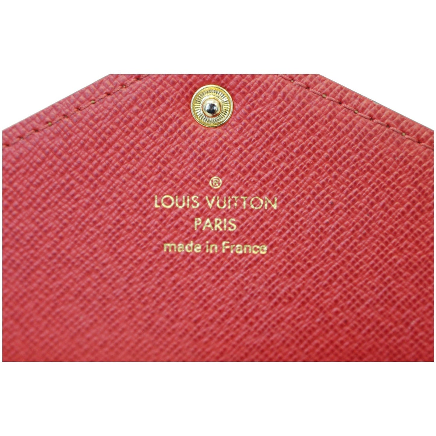 LOUIS VUITTON Damier Ebene Josephine Wallet Brown