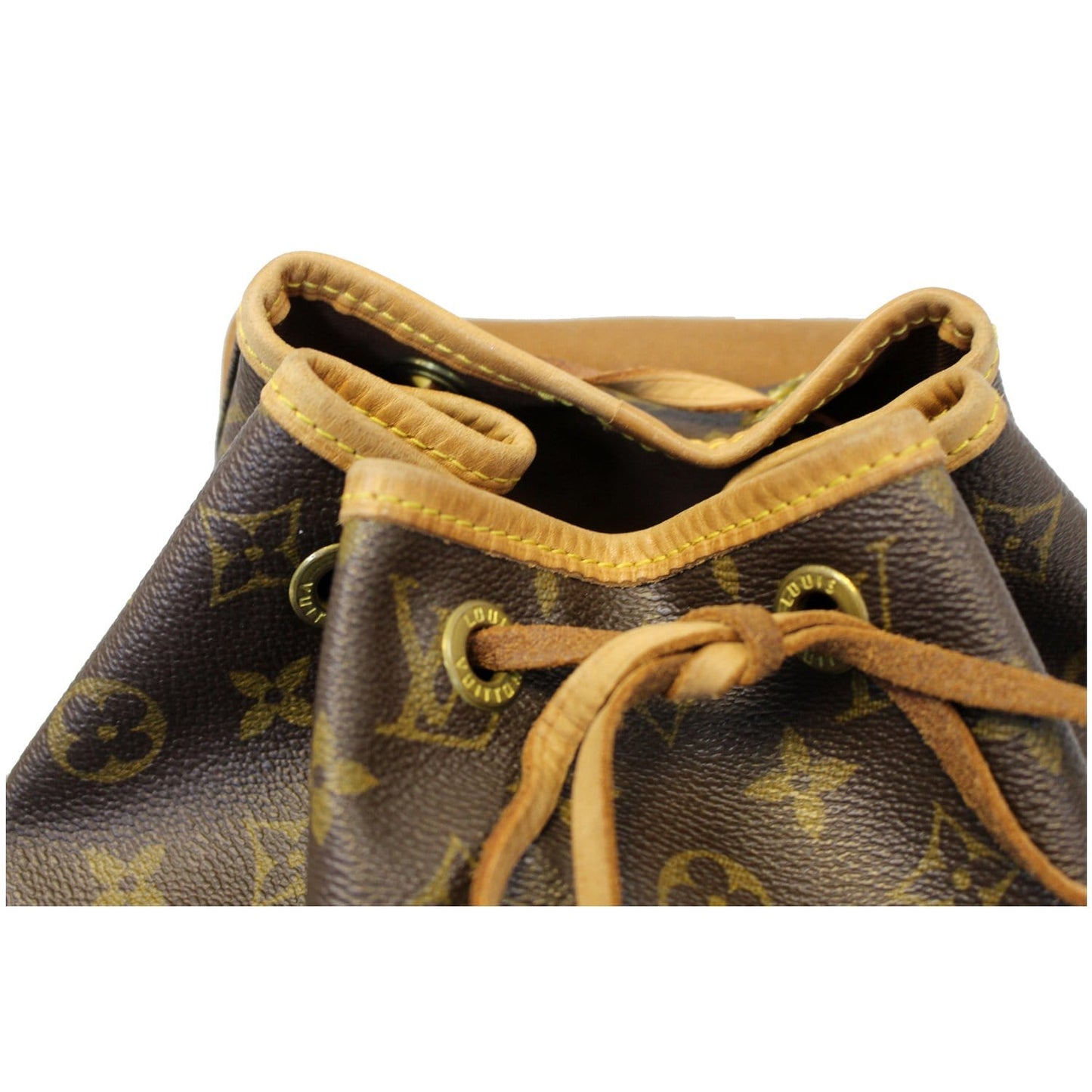 LOUIS VUITTON Montsouris PM Monogram Canvas Backpack Brown