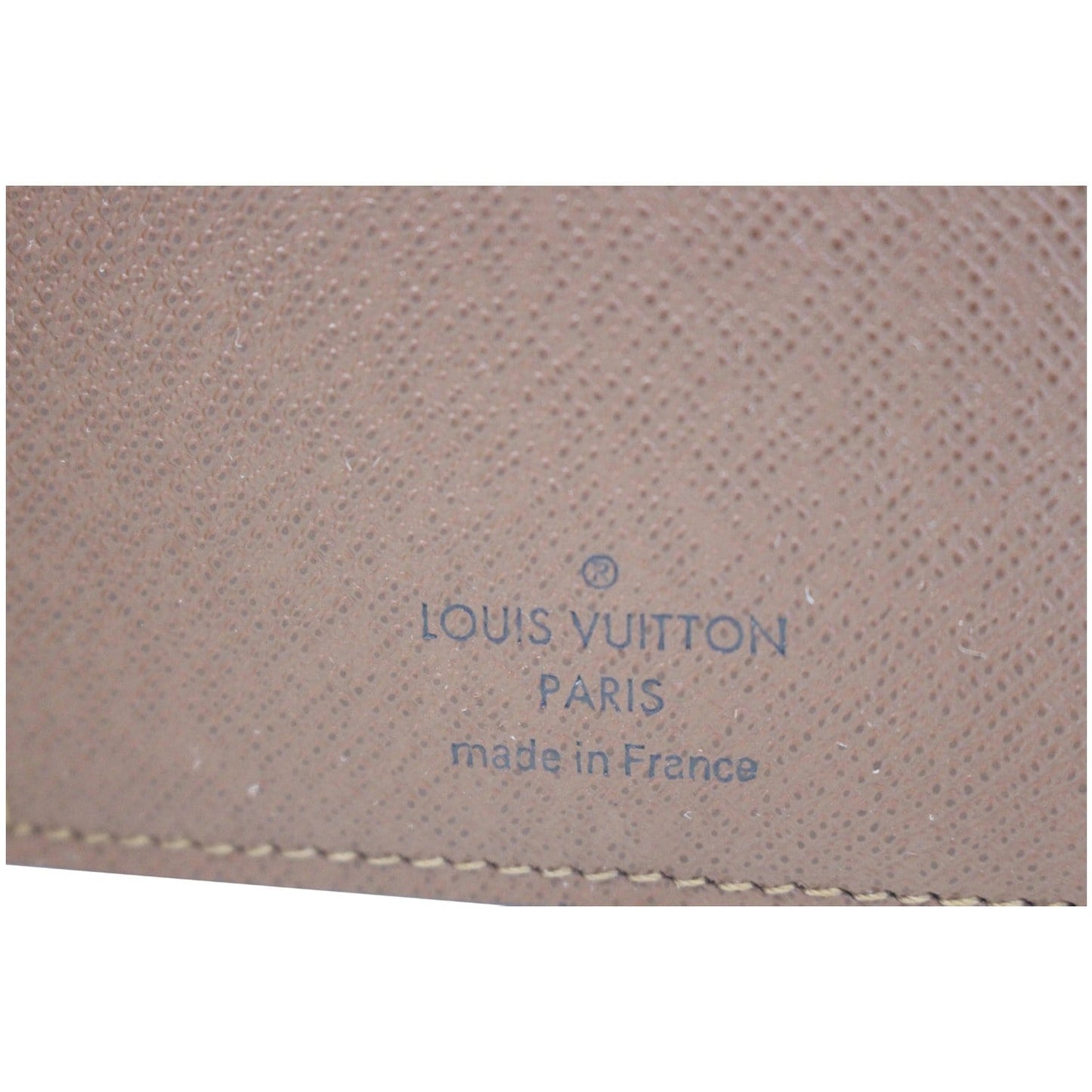 LOUIS VUITTON Brazza Monogram Canvas Wallet Brown