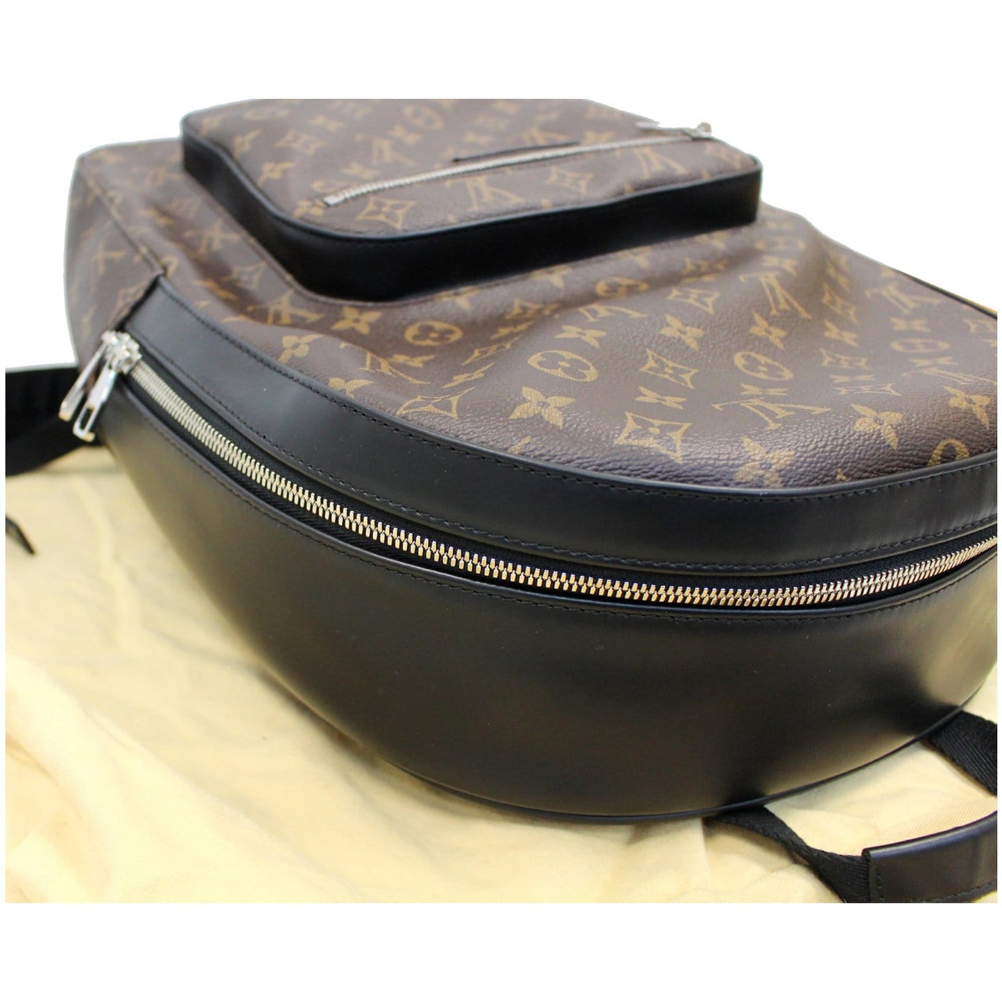LOUIS VUITTON Josh Monogram Canvas Backpack Bag Brown